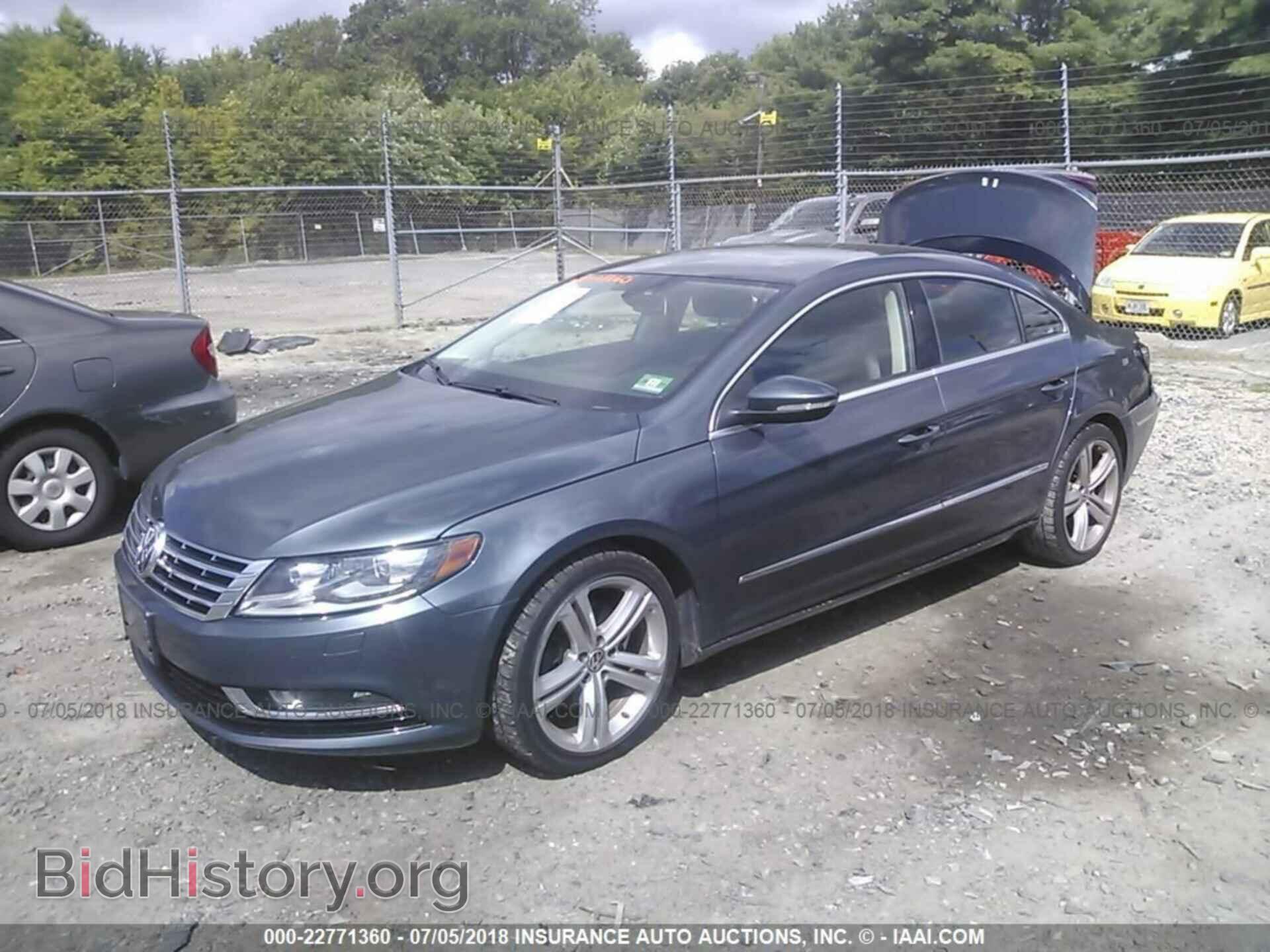 2013 VOLKSWAGEN CC - VIN: WVWBP7AN9DE501663 - Фото 2