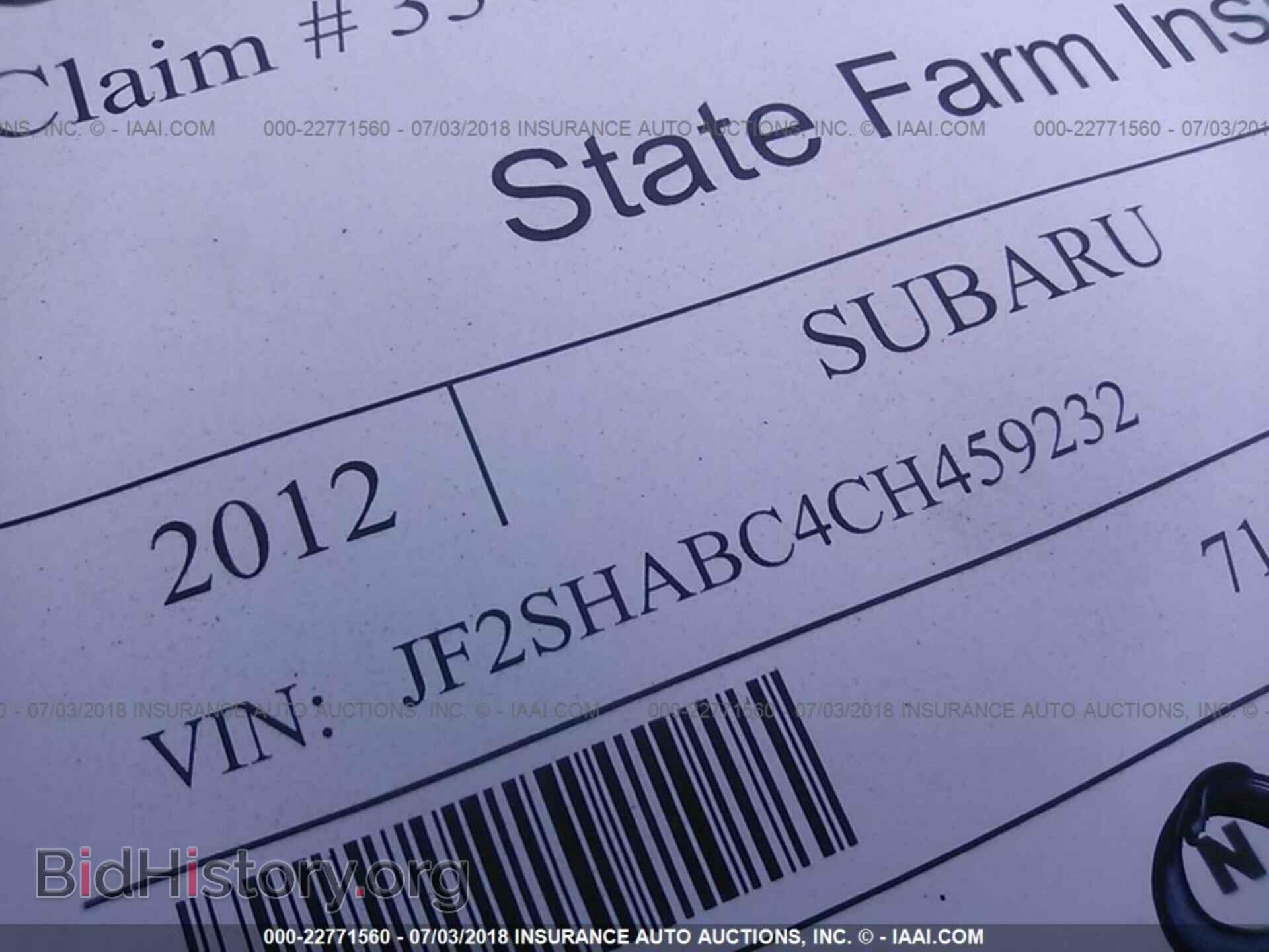 2012 Subaru Forester - VIN: JF2SHABC4CH459232 - Фото 9