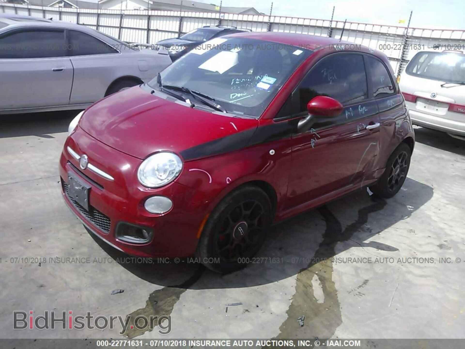 2012 Fiat 500 - VIN: 3C3CFFBR3CT103824 - Фото 2