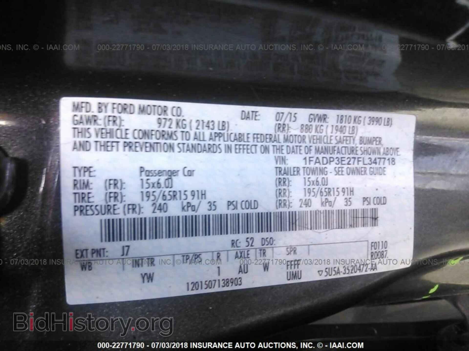 2015 Ford Focus - VIN: 1FADP3E27FL347718 - Photo 9