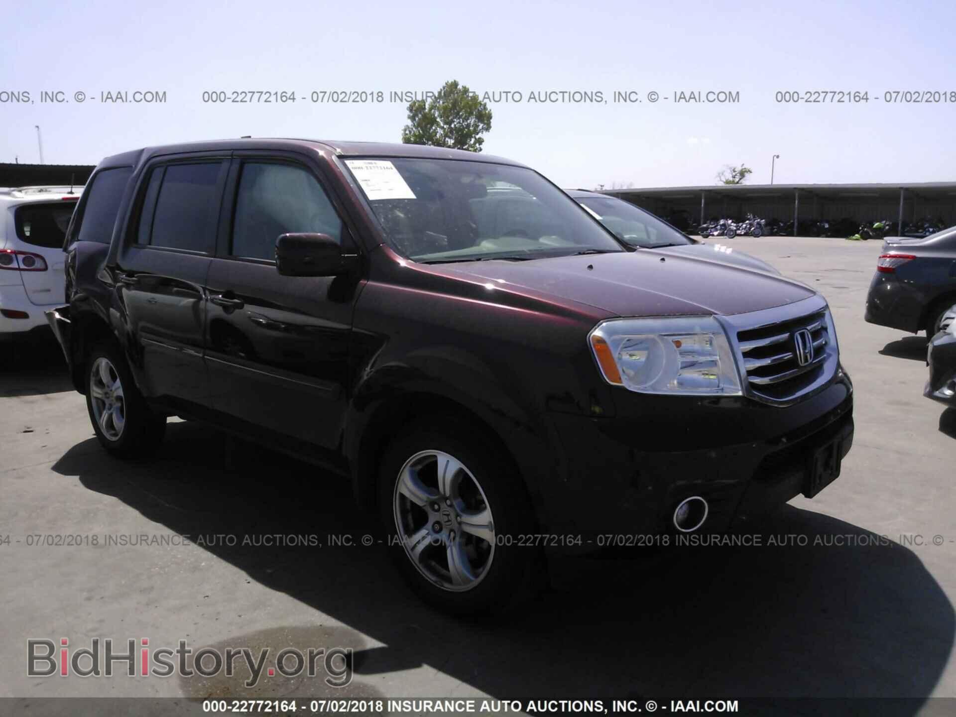 Фотография 5FNYF3H5XDB026504 - Honda Pilot 2013