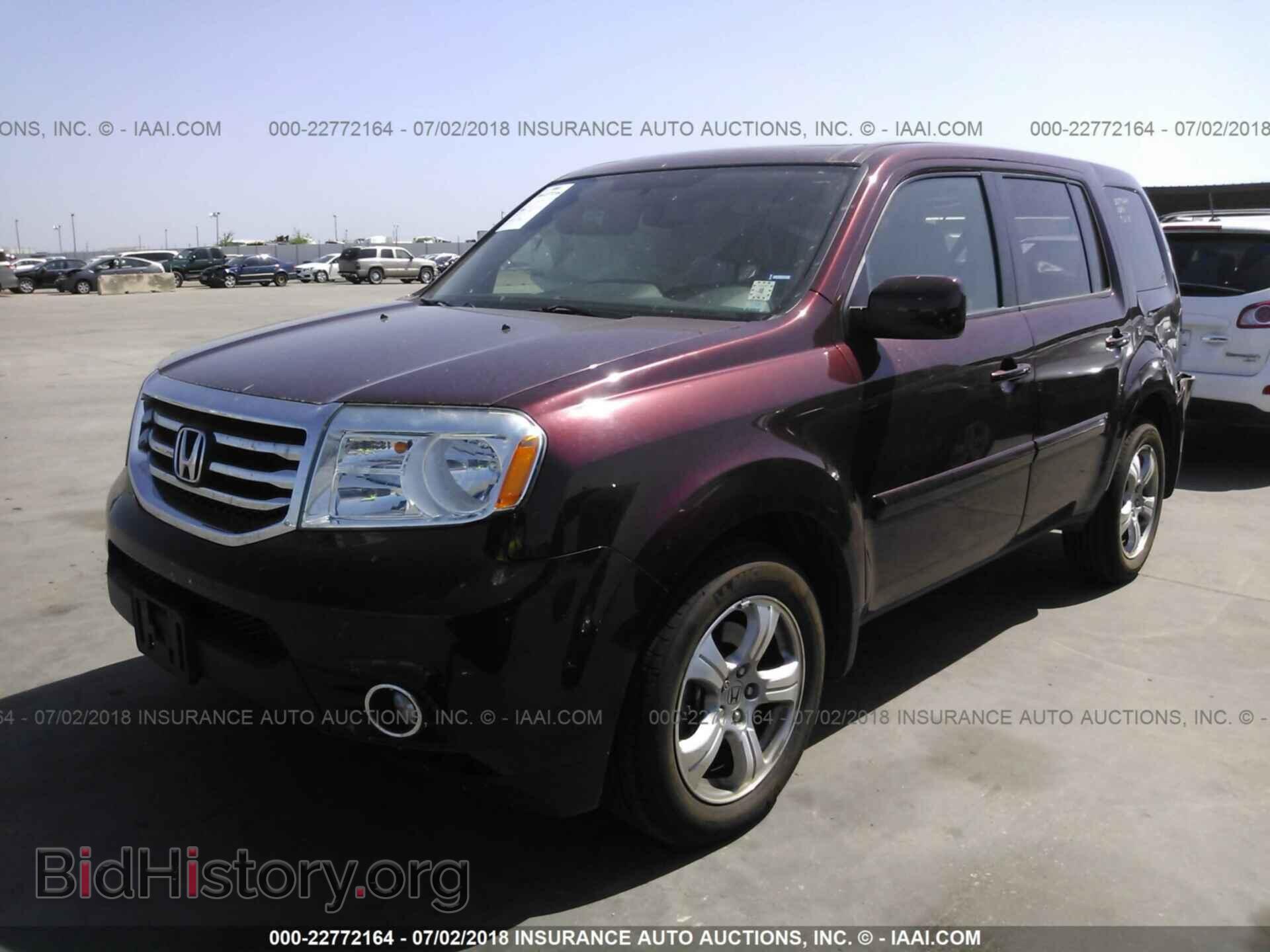 2013 Honda Pilot - VIN: 5FNYF3H5XDB026504 - Фото 2