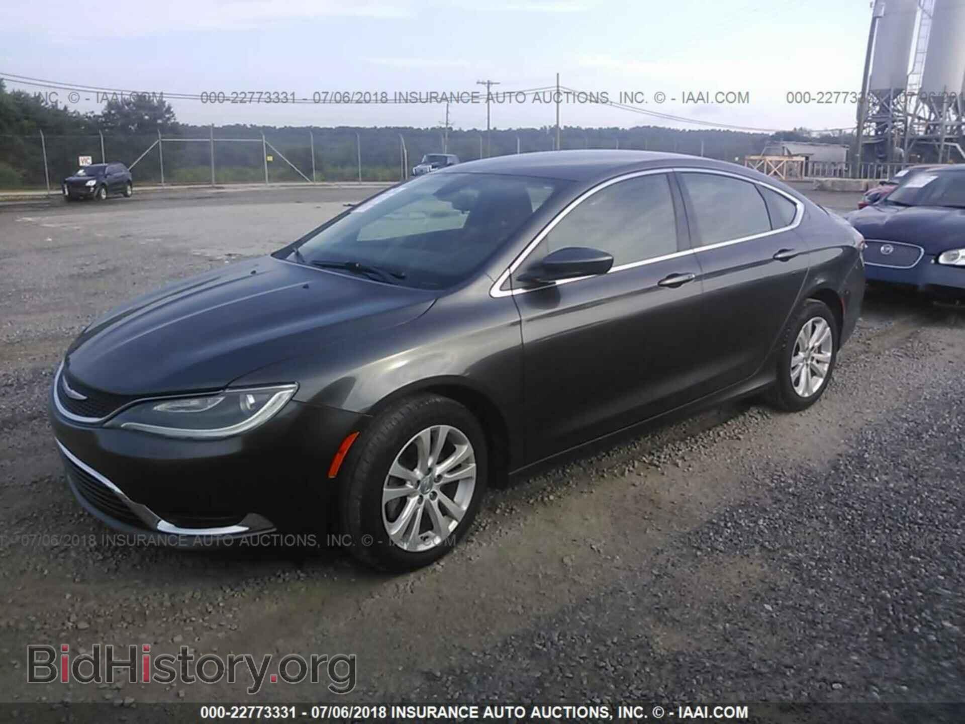 2015 Chrysler 200 - VIN: 1C3CCCAB2FN539595 - Фото 2
