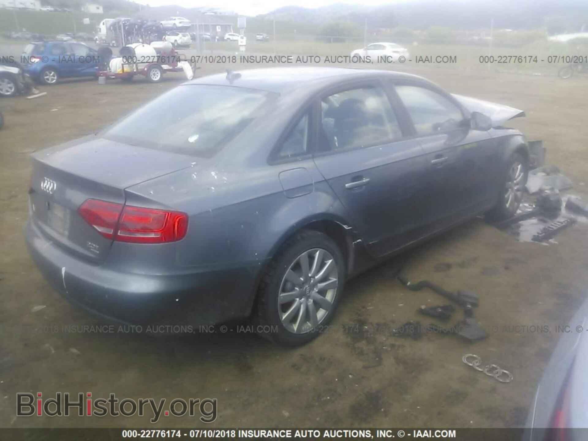 2012 Audi A4 - VIN: WAUBFAFLXCA117370 - Photo 4