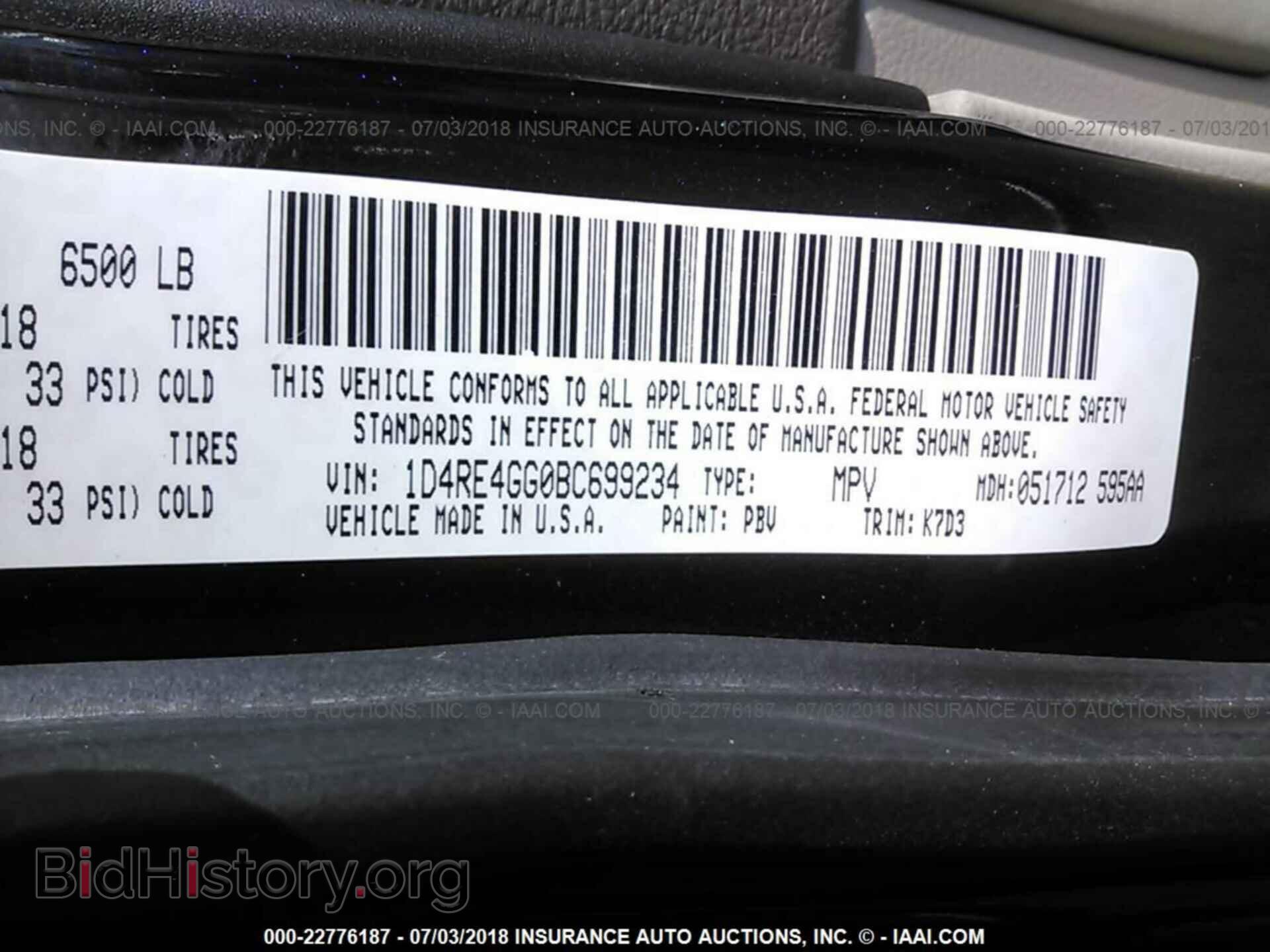 2011 Dodge Durango - VIN: 1D4RE4GG0BC699234 - Photo 9