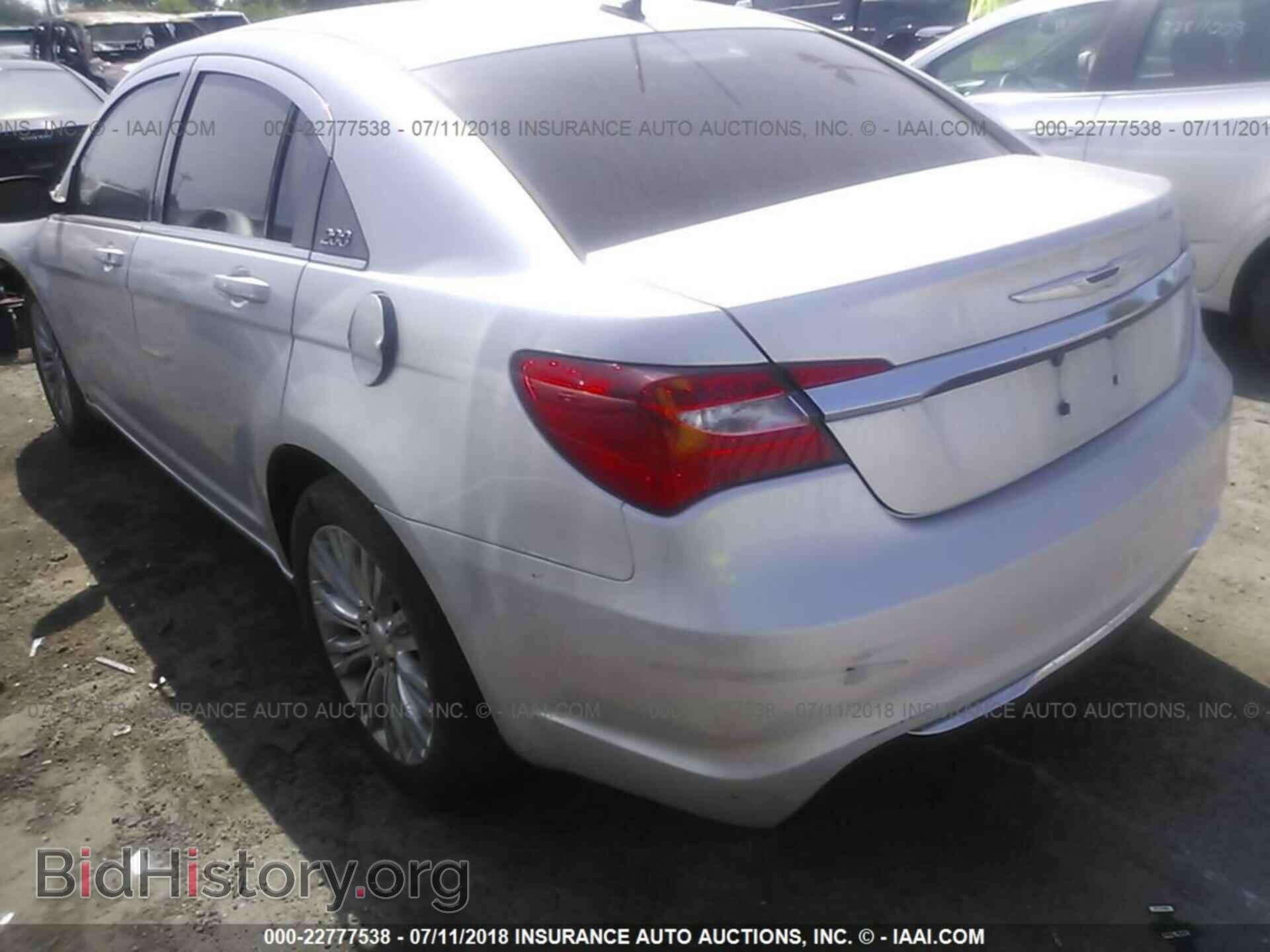 2012 Chrysler 200 - VIN: 1C3CCBAB7CN149680 - Фото 3
