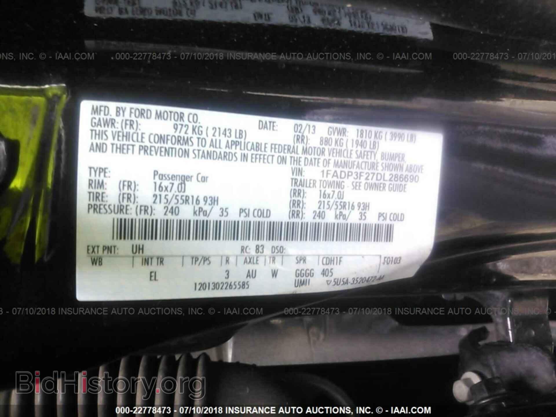 2013 Ford Focus - VIN: 1FADP3F27DL286690 - Photo 9