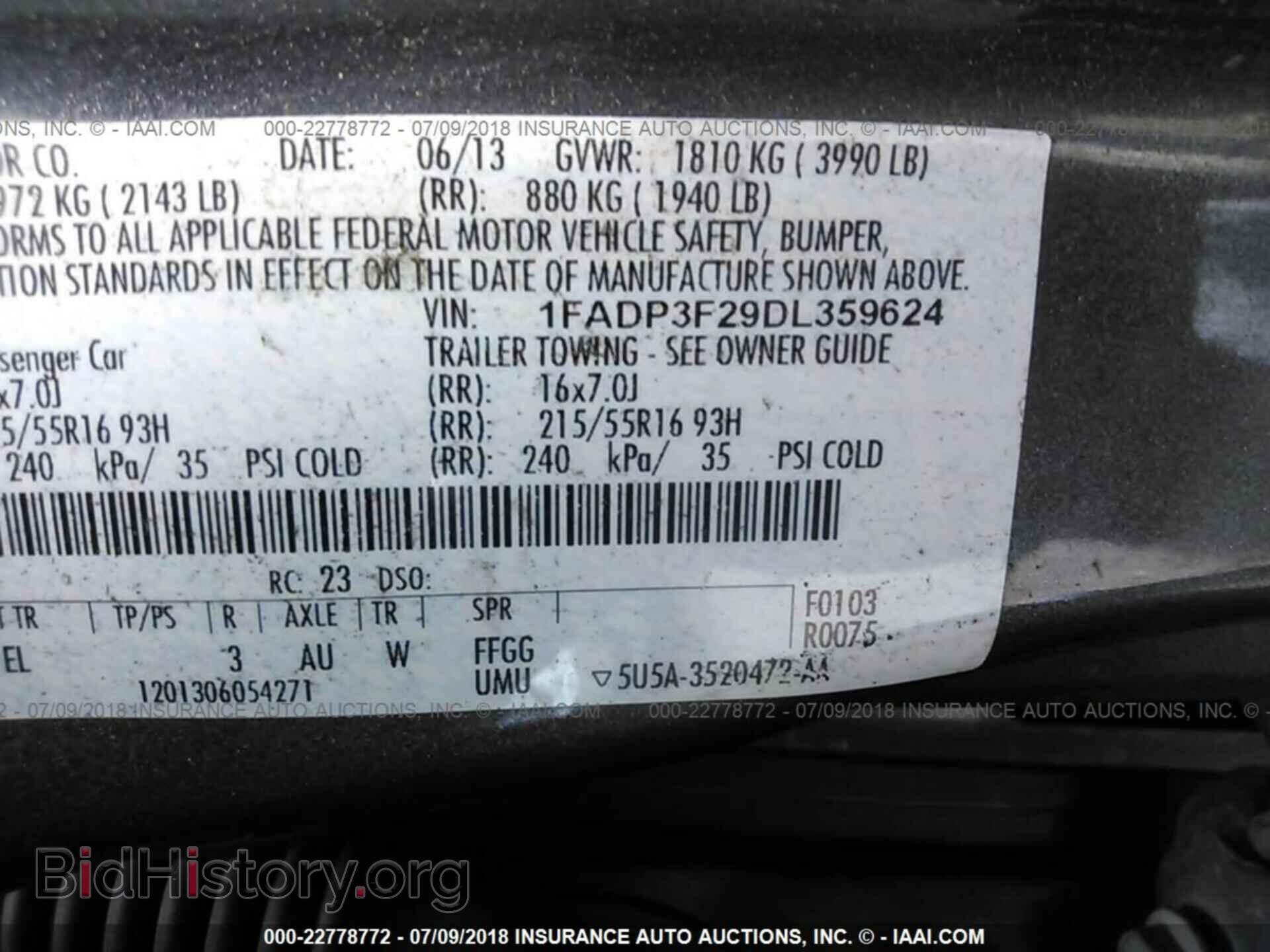 2013 Ford Focus - VIN: 1FADP3F29DL359624 - Photo 9