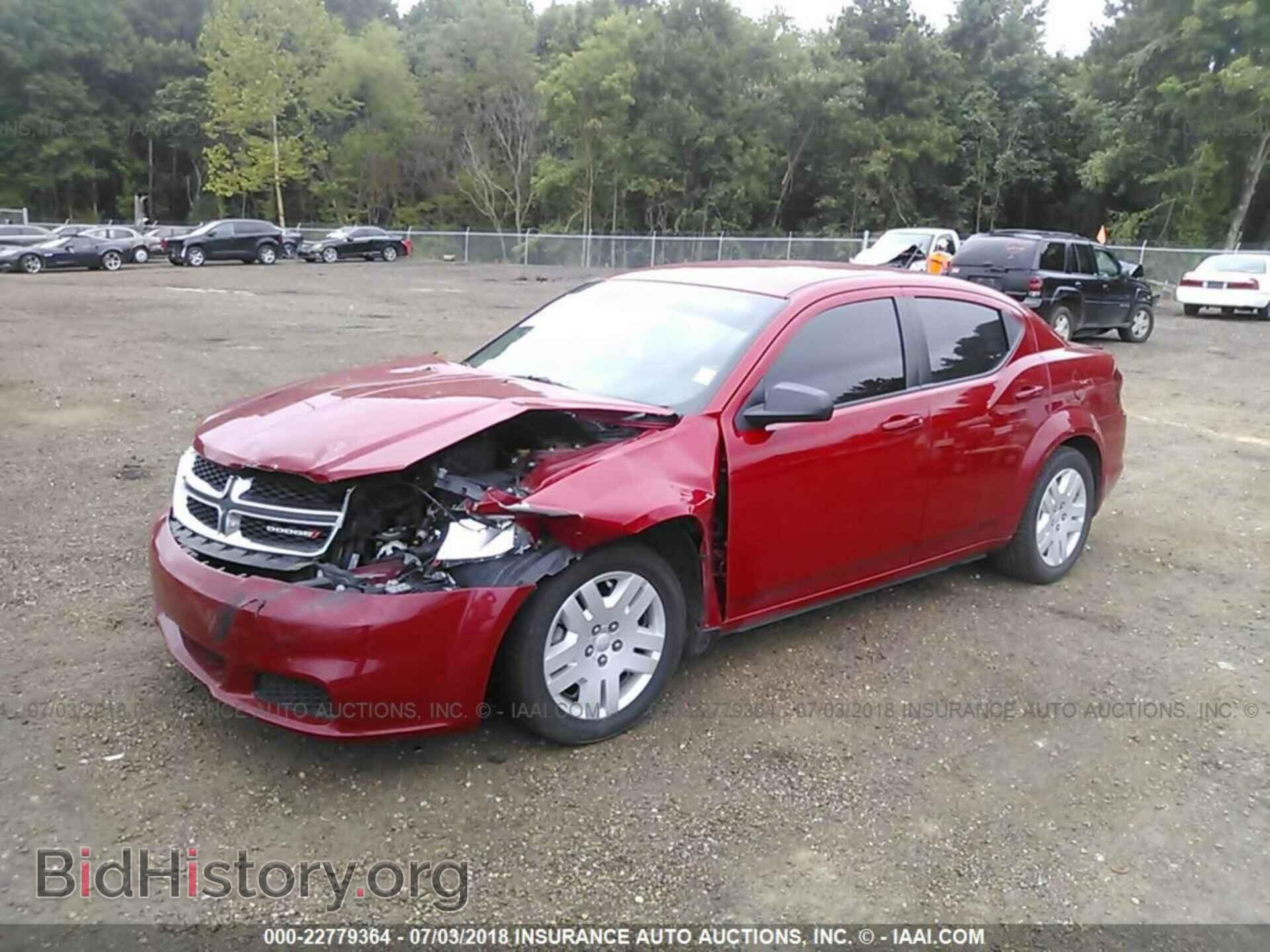 2014 Dodge Avenger - VIN: 1C3CDZAB4EN232721 - Фото 2