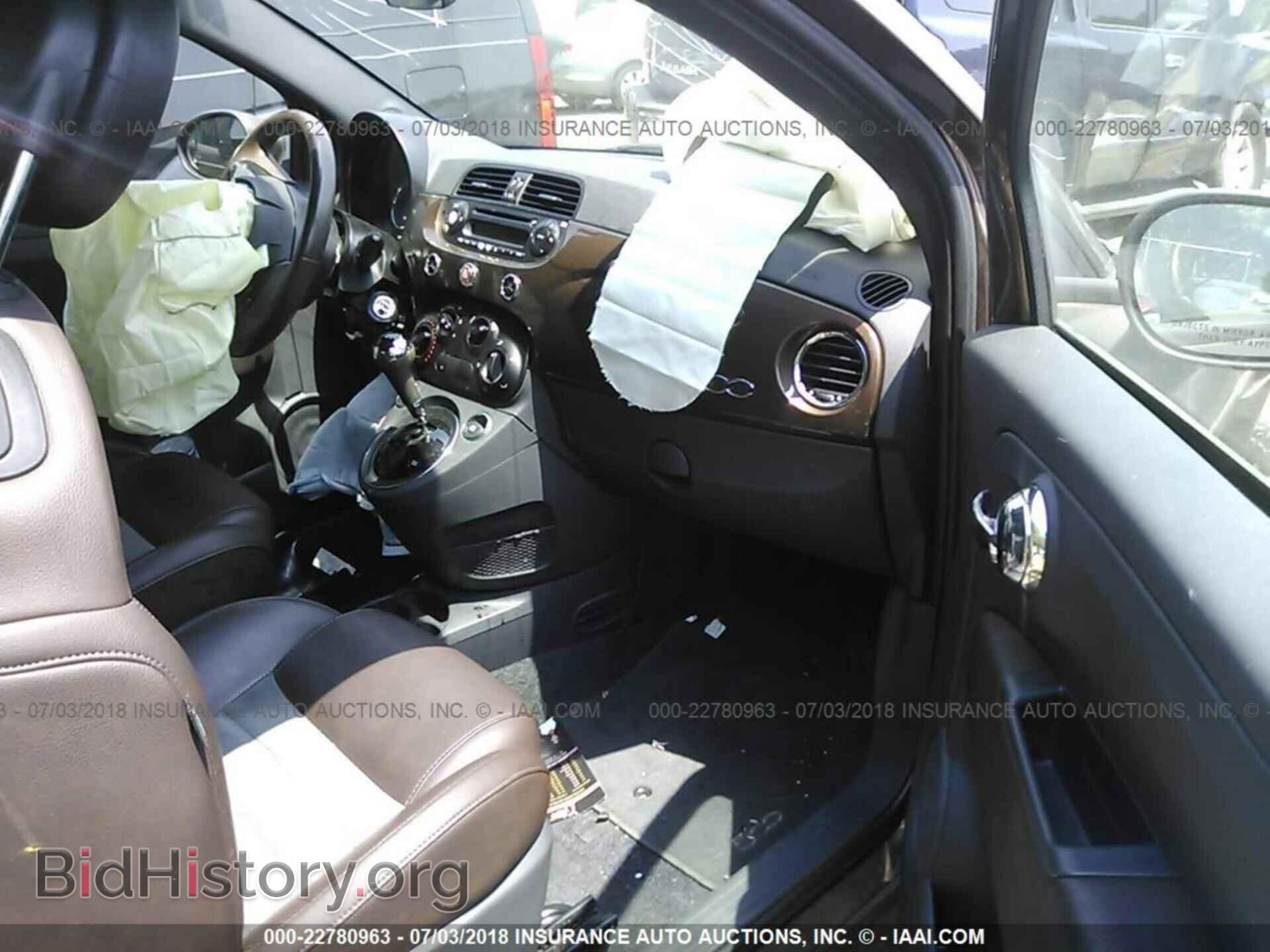 2013 Fiat 500 - VIN: 3C3CFFBR0DT534946 - Фото 5