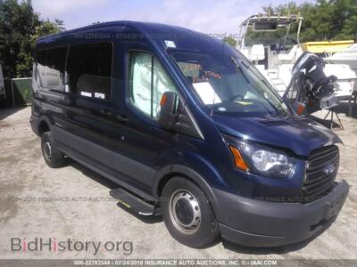 2017 Ford TRANSIT, blue — VIN 1FTBW2CM3HKA62414, IAAI
