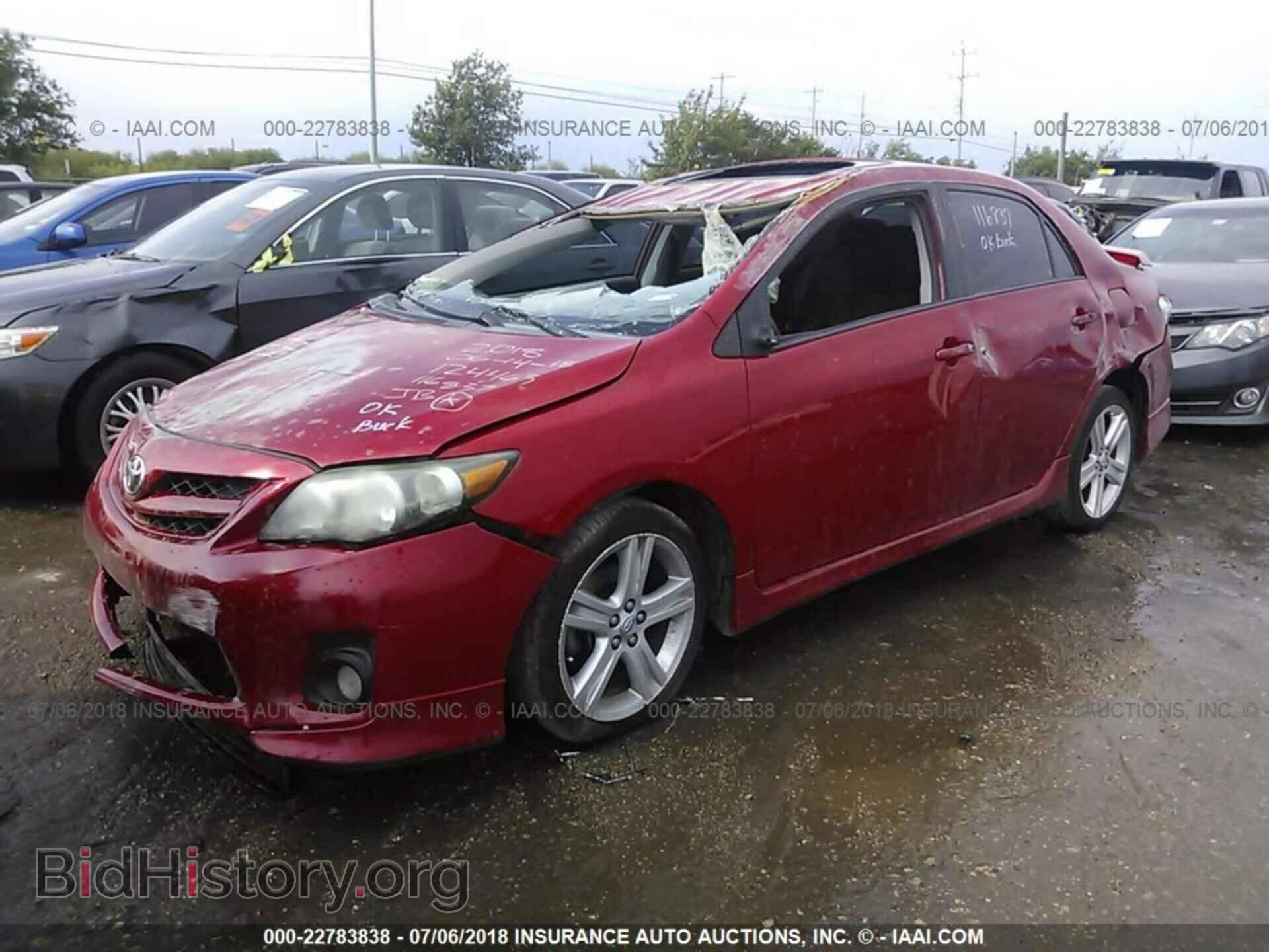 2013 Toyota Corolla - VIN: 5YFBU4EE2DP116837 - Фото 2