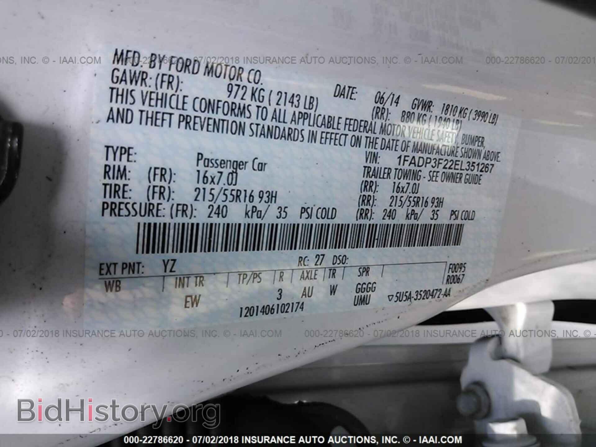 2014 Ford Focus - VIN: 1FADP3F22EL351267 - Photo 9