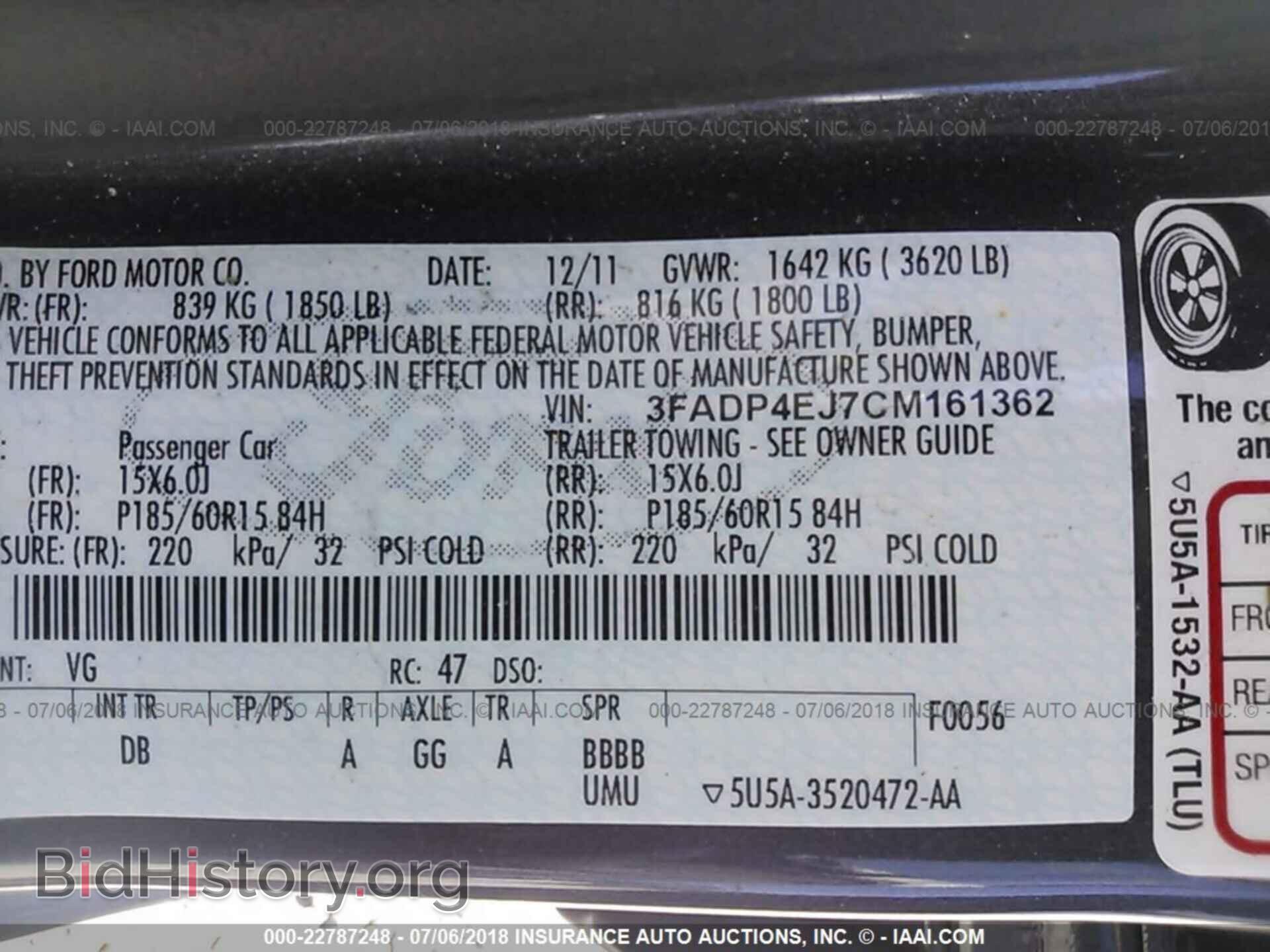 2012 Ford Fiesta - VIN: 3FADP4EJ7CM161362 - Photo 9