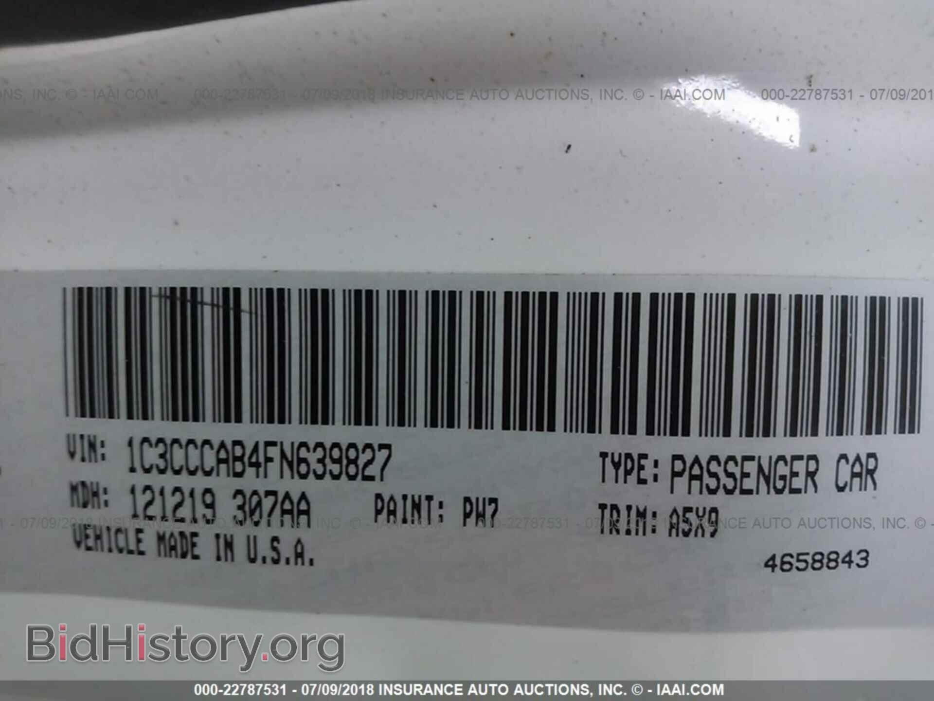 2015 Chrysler 200 - VIN: 1C3CCCAB4FN639827 - Photo 9