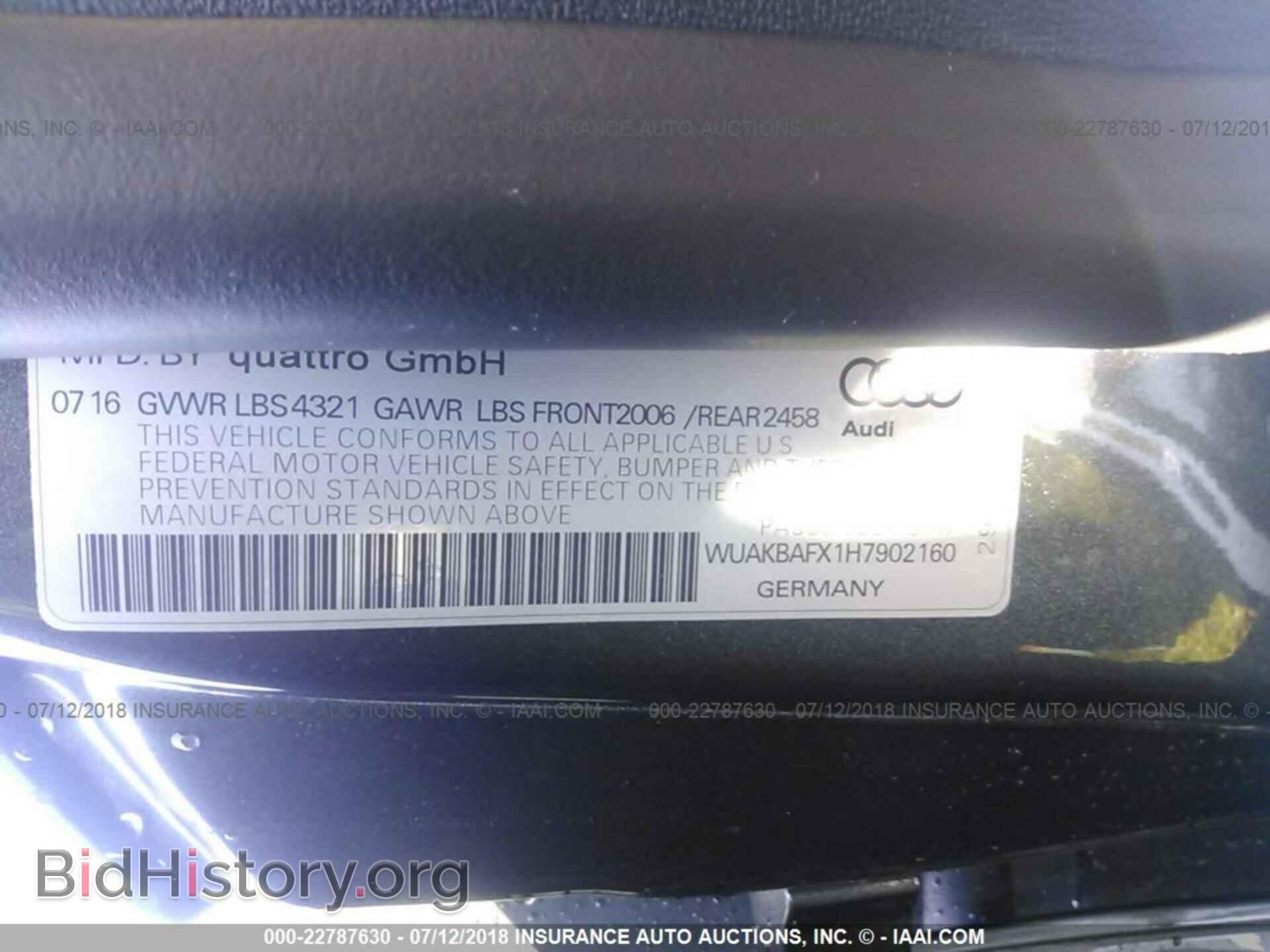 2017 Audi R8 - VIN: WUAKBAFX1H7902160 - Photo 9