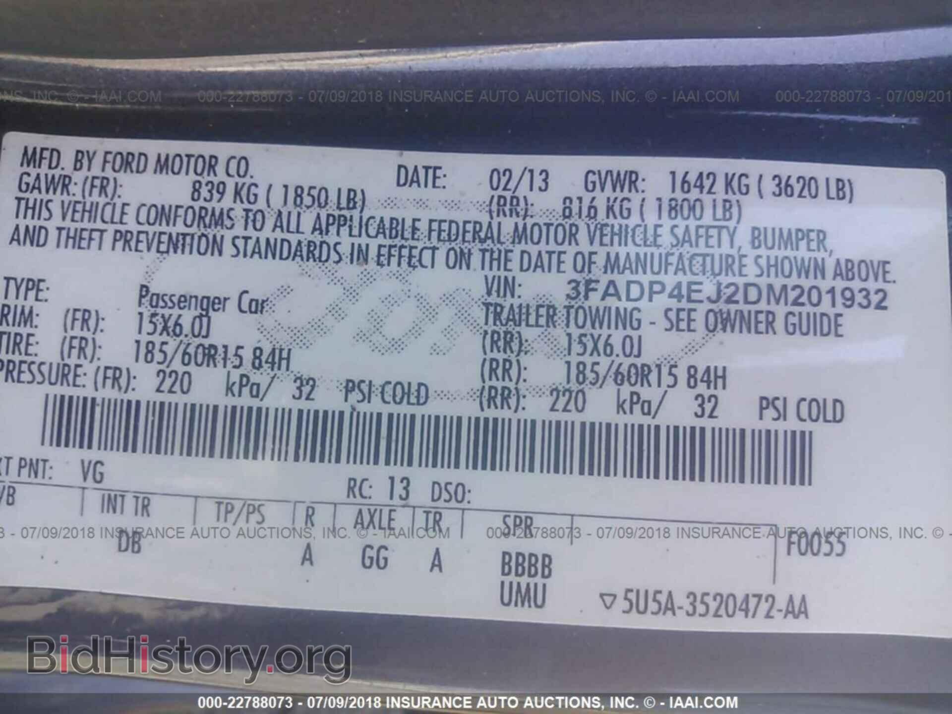 2013 Ford Fiesta - VIN: 3FADP4EJ2DM201932 - Photo 9