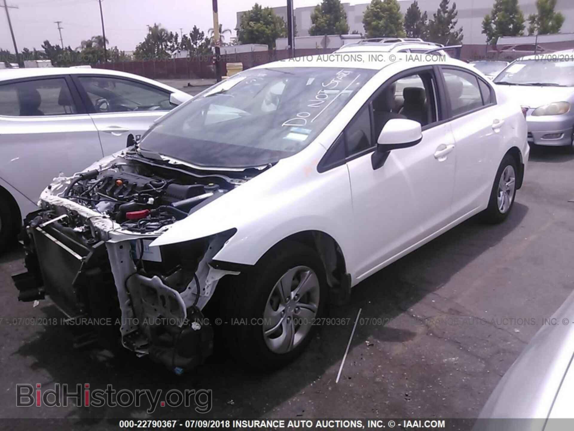 2013 Honda Civic - VIN: 19XFB2F51DE246085 - Фото 2