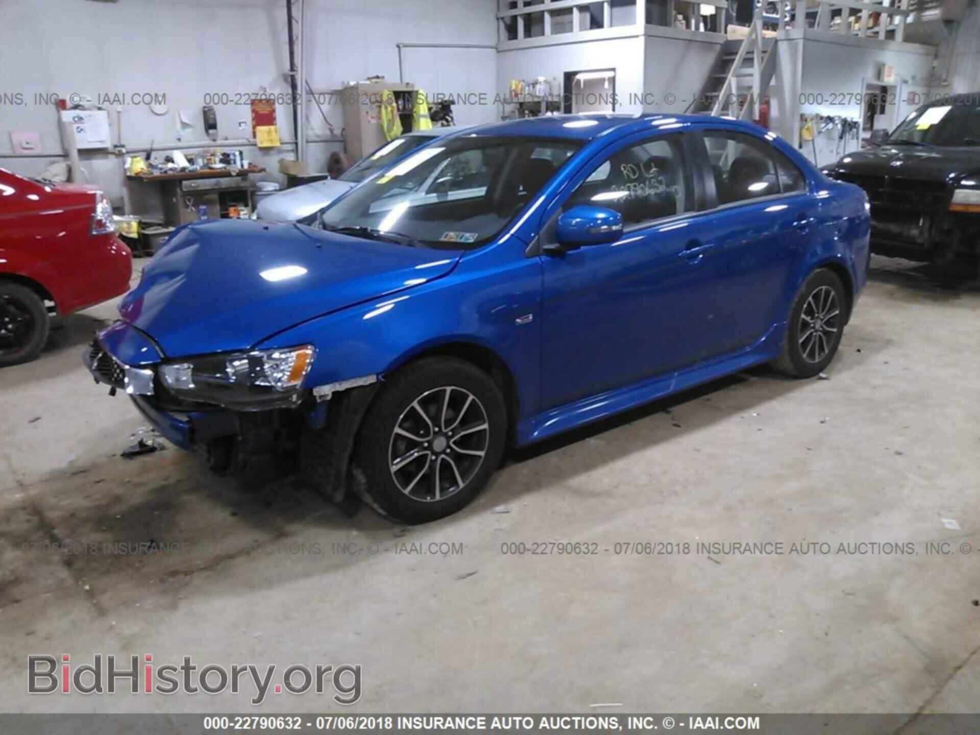 2016 Mitsubishi Lancer - VIN: JA32V2FW1GU009261 - Фото 2