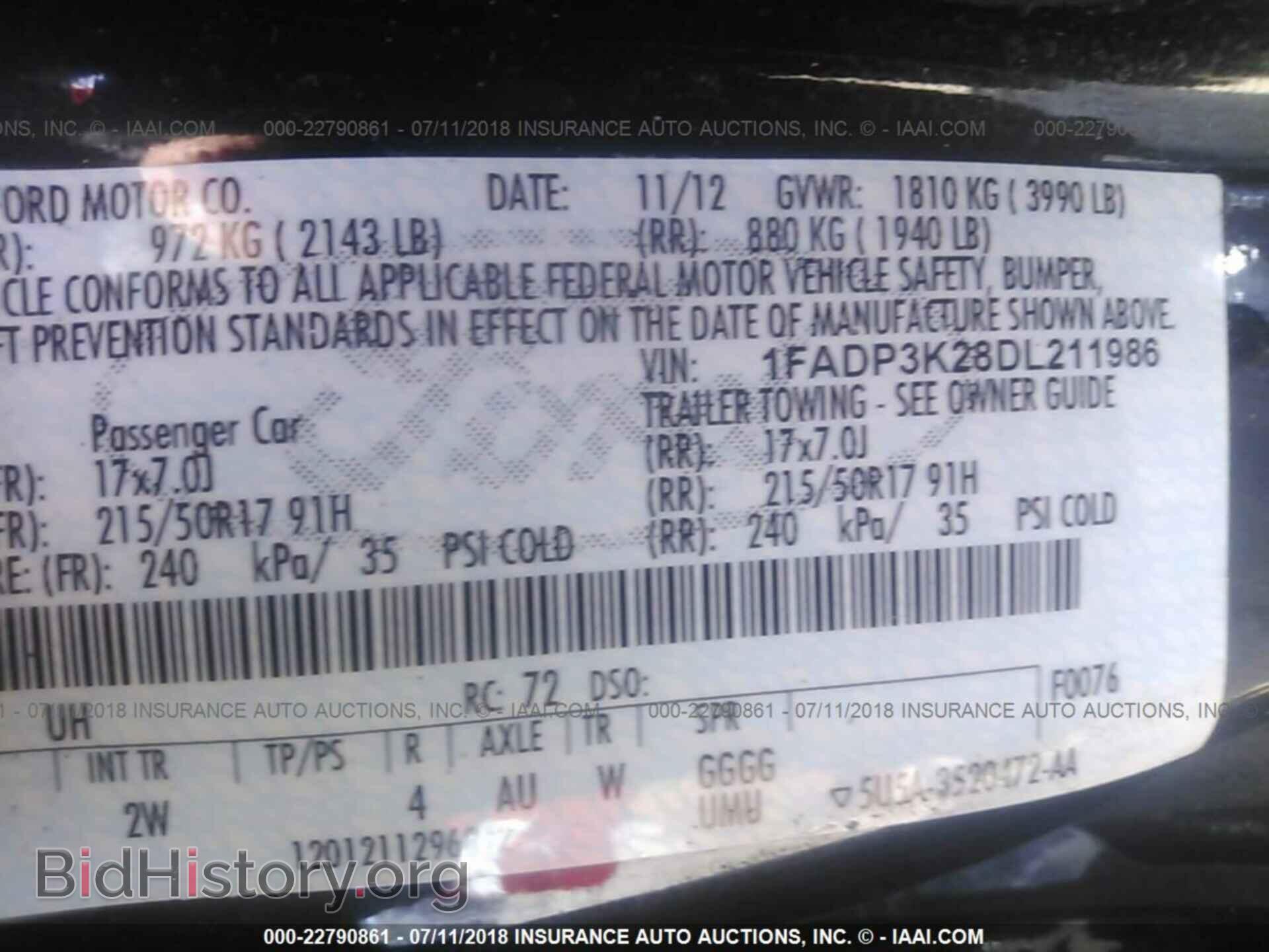 2013 Ford Focus - VIN: 1FADP3K28DL211986 - Photo 9