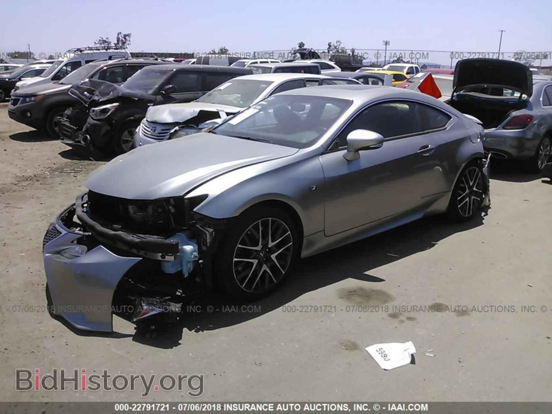 2017 Lexus Rc - VIN: JTHHA5BC6H5006242 - Photo 2
