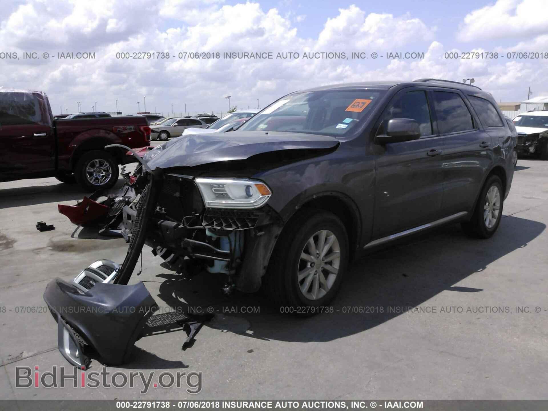 2014 Dodge Durango - VIN: 1C4RDHAG2EC483566 - Photo 2