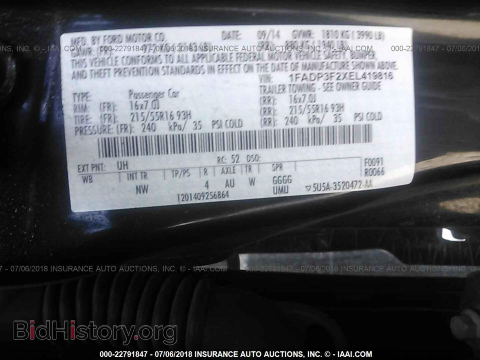 2014 Ford Focus - VIN: 1FADP3F2XEL419816 - Photo 9