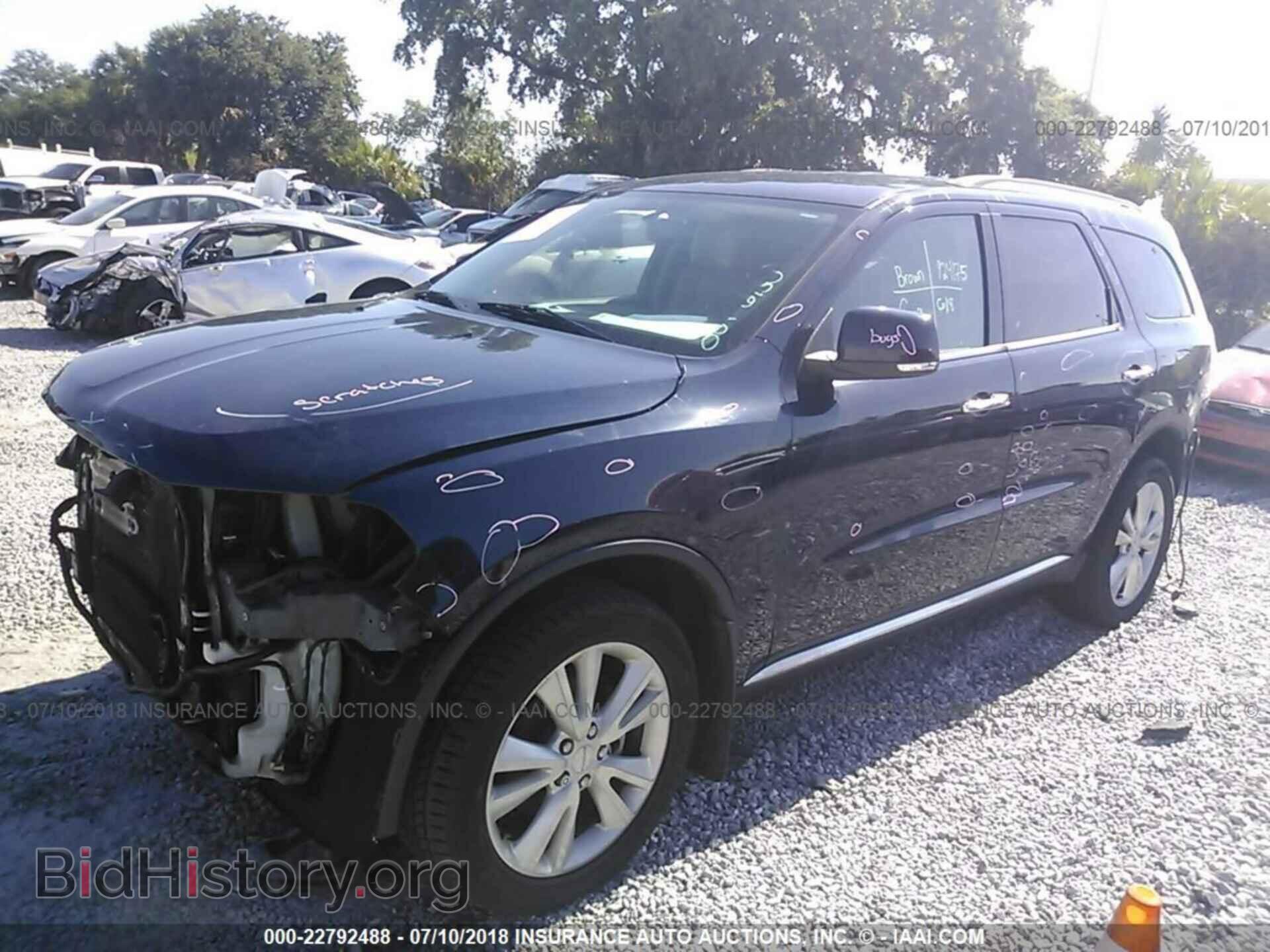 2013 Dodge Durango - VIN: 1C4RDHDG8DC617152 - Фото 2