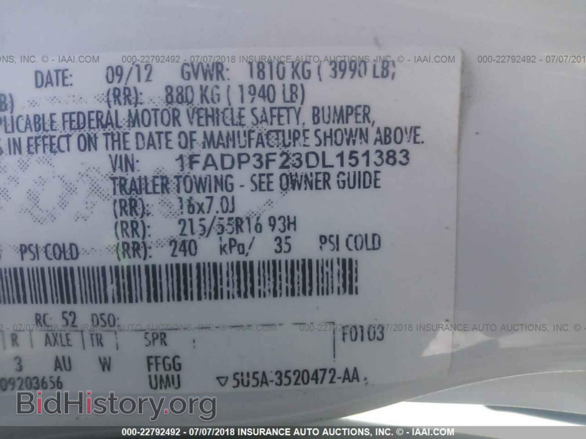 2013 Ford Focus - VIN: 1FADP3F23DL151383 - Photo 9