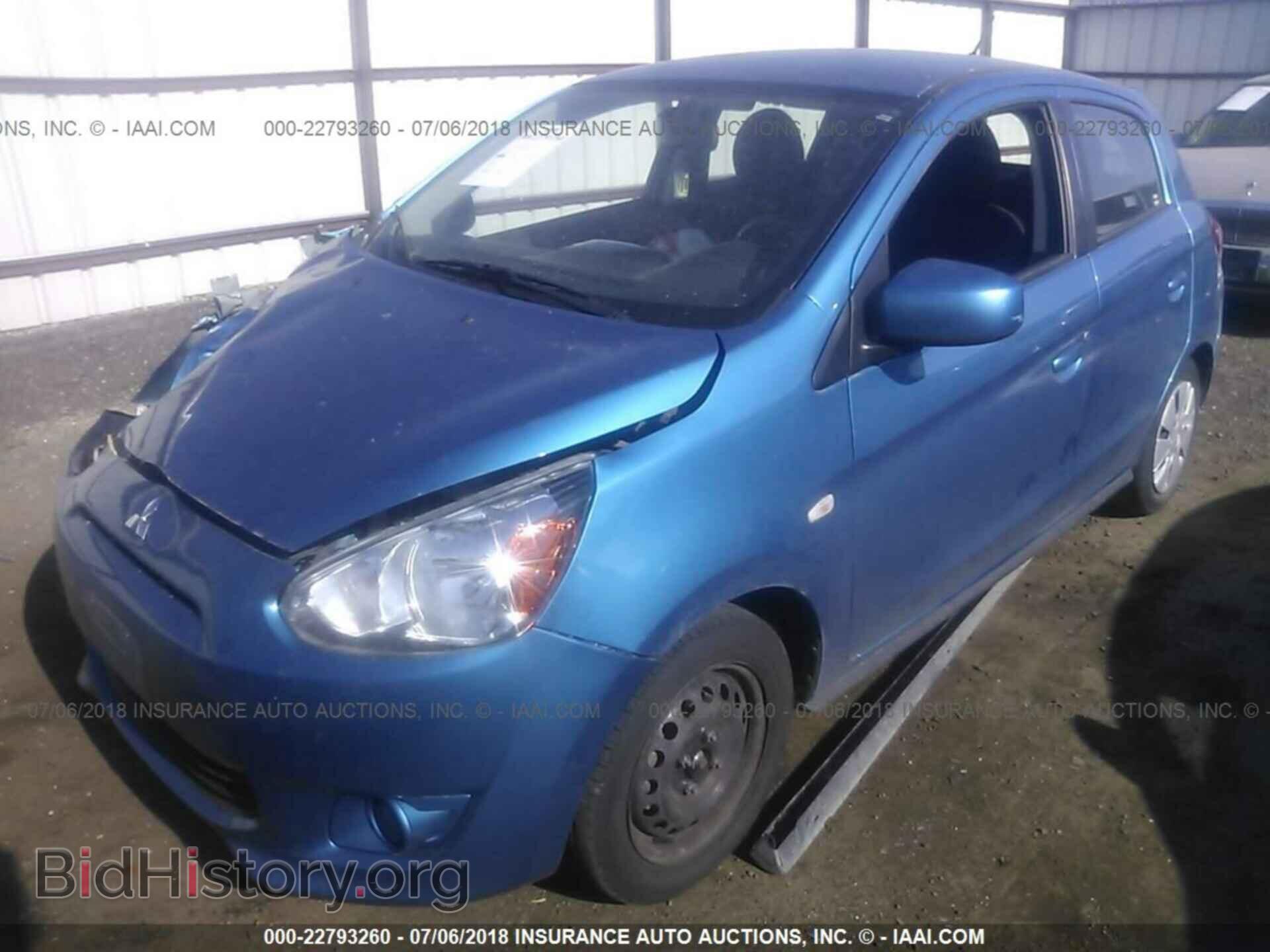 2015 Mitsubishi Mirage - VIN: ML32A3HJ0FH055212 - Фото 2