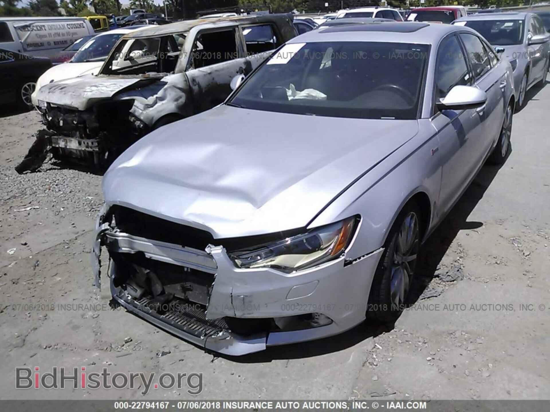 2012 Audi A6 - VIN: WAUBGAFCXCN024452 - Фото 2