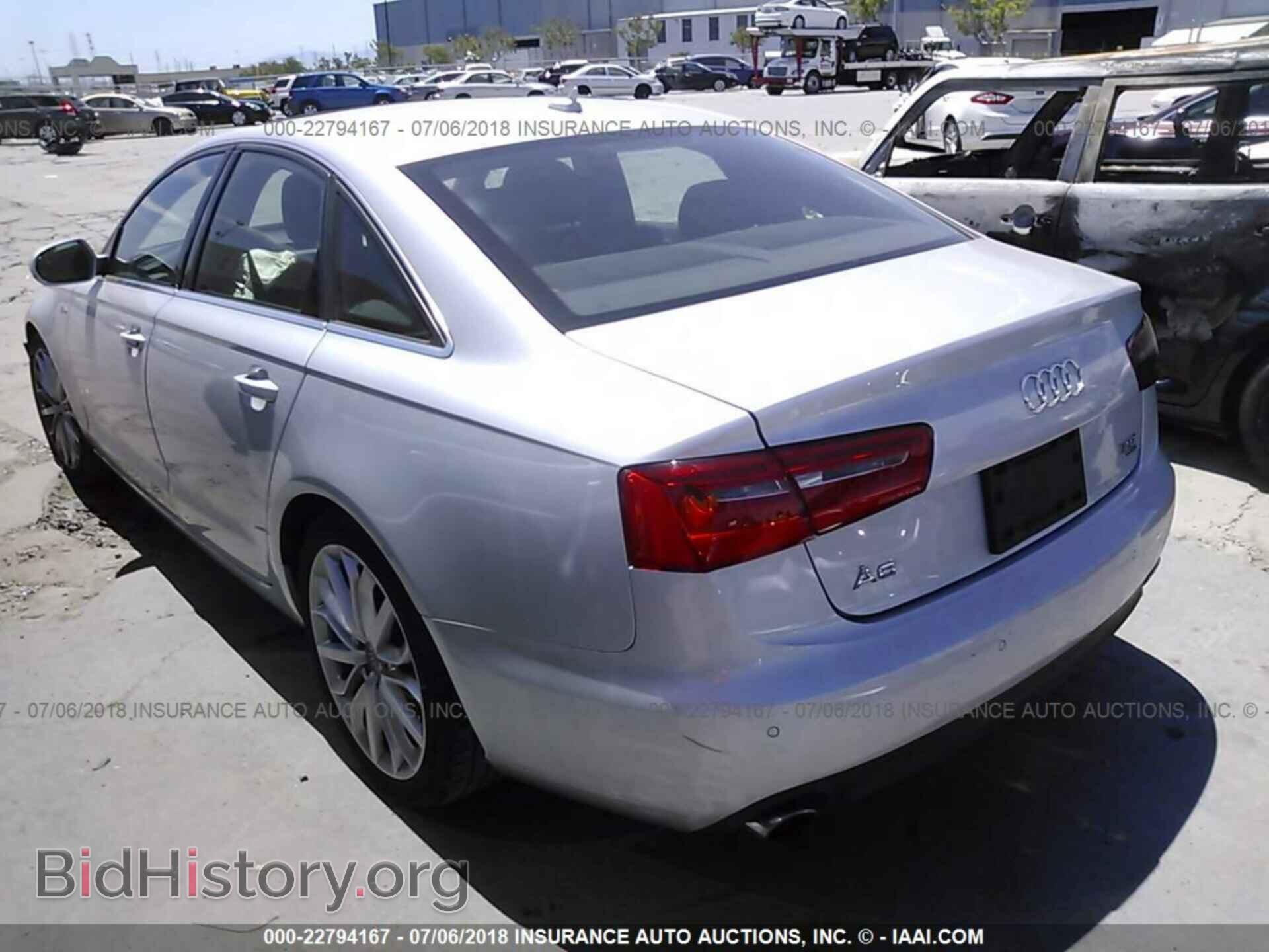 2012 Audi A6 - VIN: WAUBGAFCXCN024452 - Фото 3
