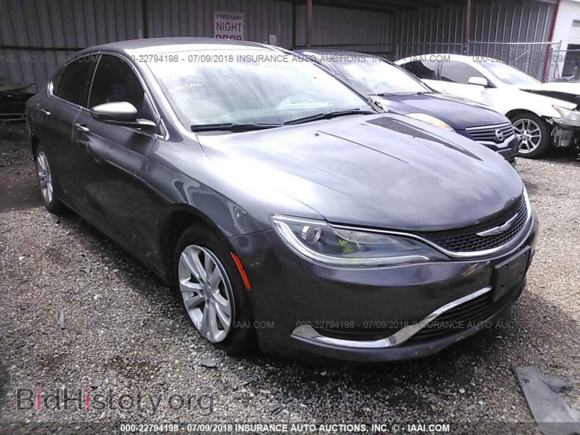 Photo 1C3CCCAB8FN654136 - Chrysler 200 2015