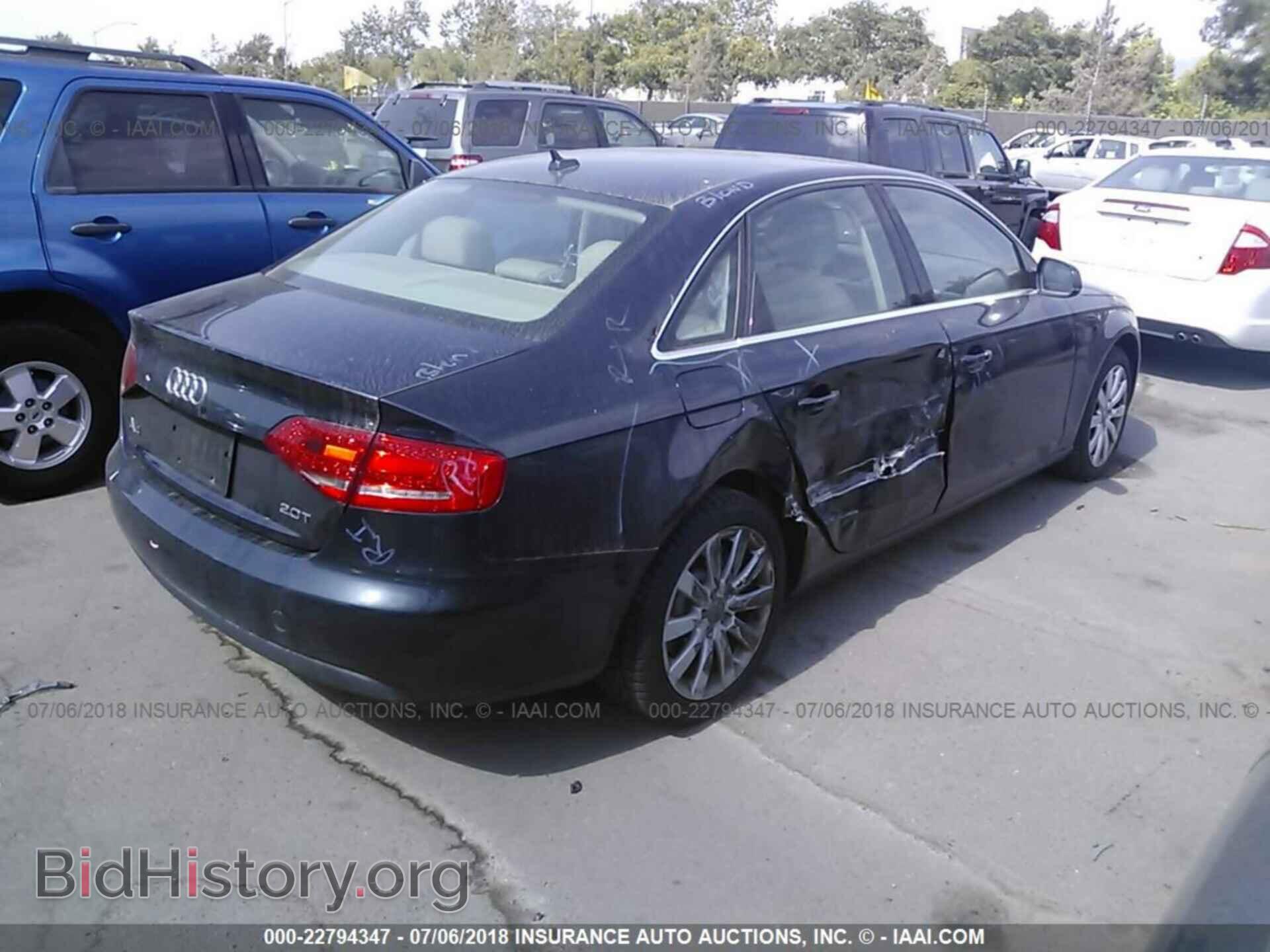 2012 Audi A4 - VIN: WAUAFAFL1CN019249 - Photo 4