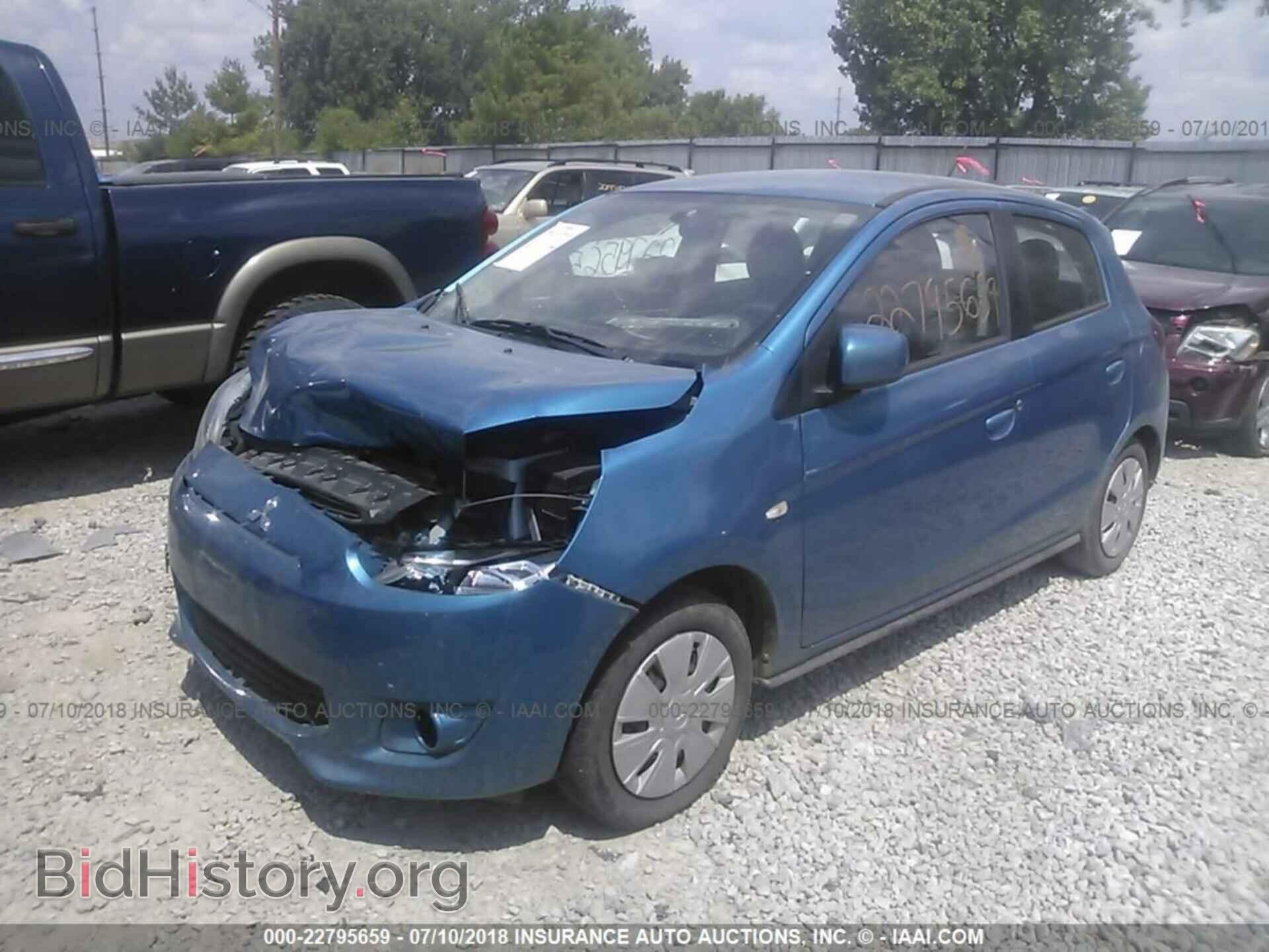 2015 Mitsubishi Mirage - VIN: ML32A3HJ3FH059142 - Фото 2
