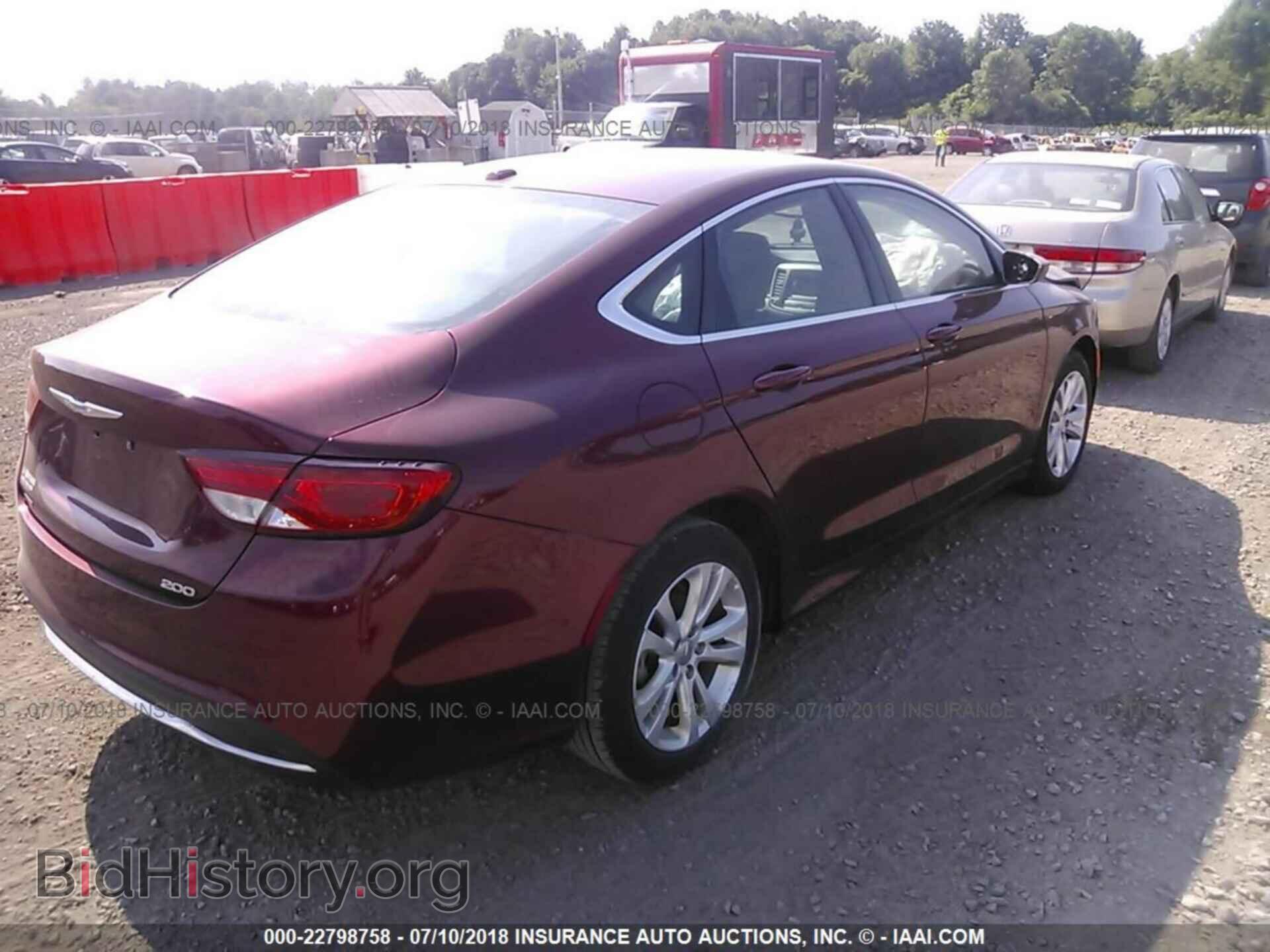 2015 Chrysler 200 - VIN: 1C3CCCAB0FN746180 - Фото 4