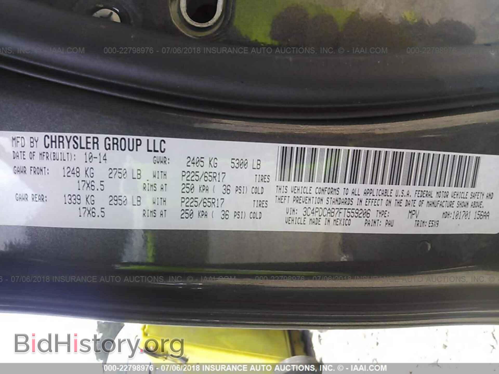 2015 Dodge Journey - VIN: 3C4PDCAB7FT559206 - Photo 9