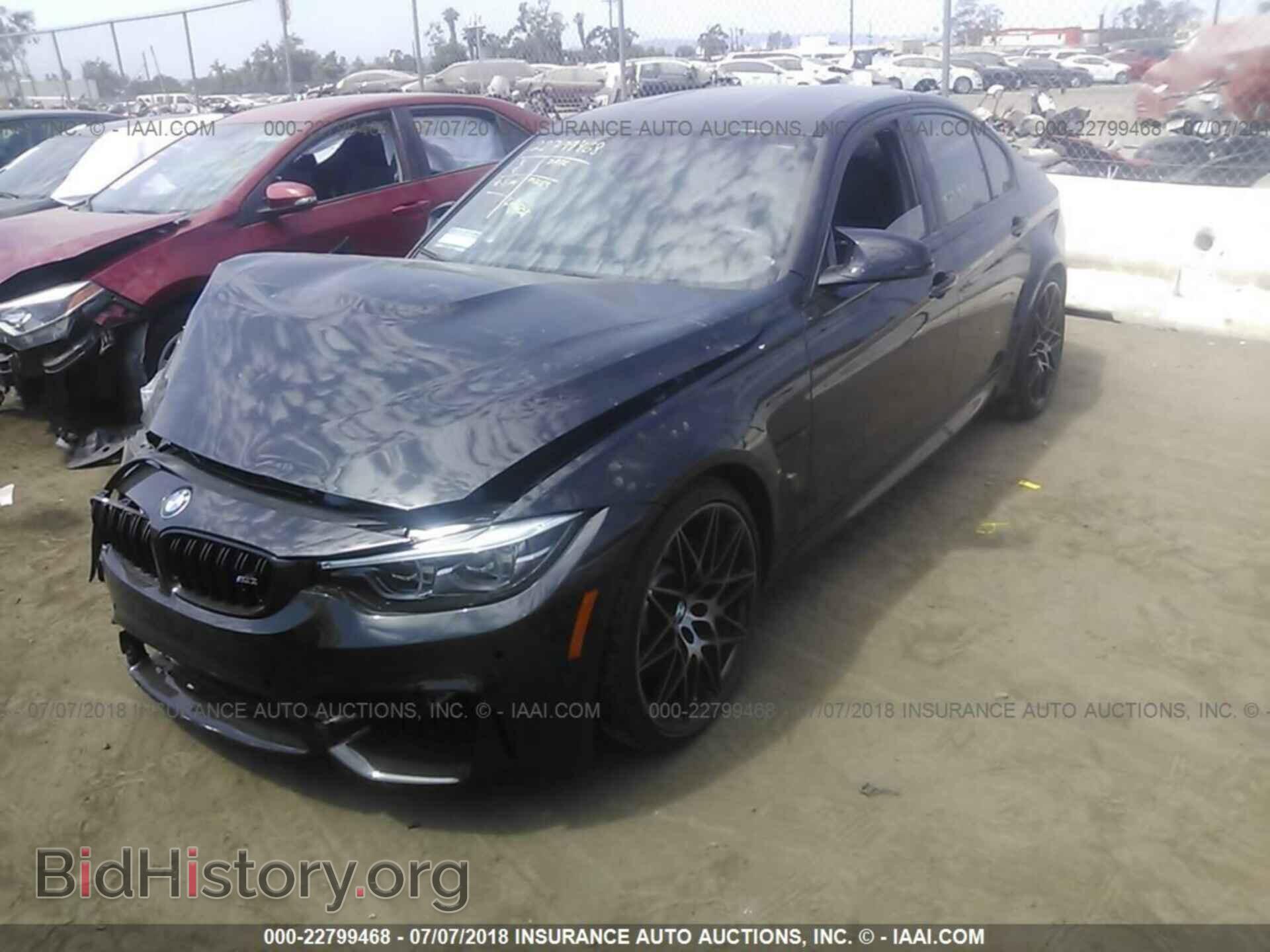 2018 Bmw M3 - VIN: WBS8M9C54J5J78090 - Photo 2