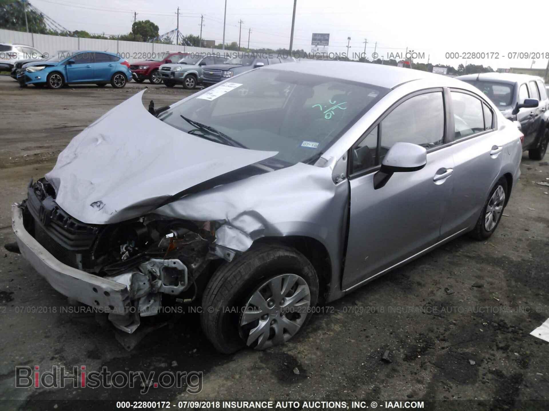 2012 Honda Civic - VIN: 19XFB2F59CE320948 - Фото 2