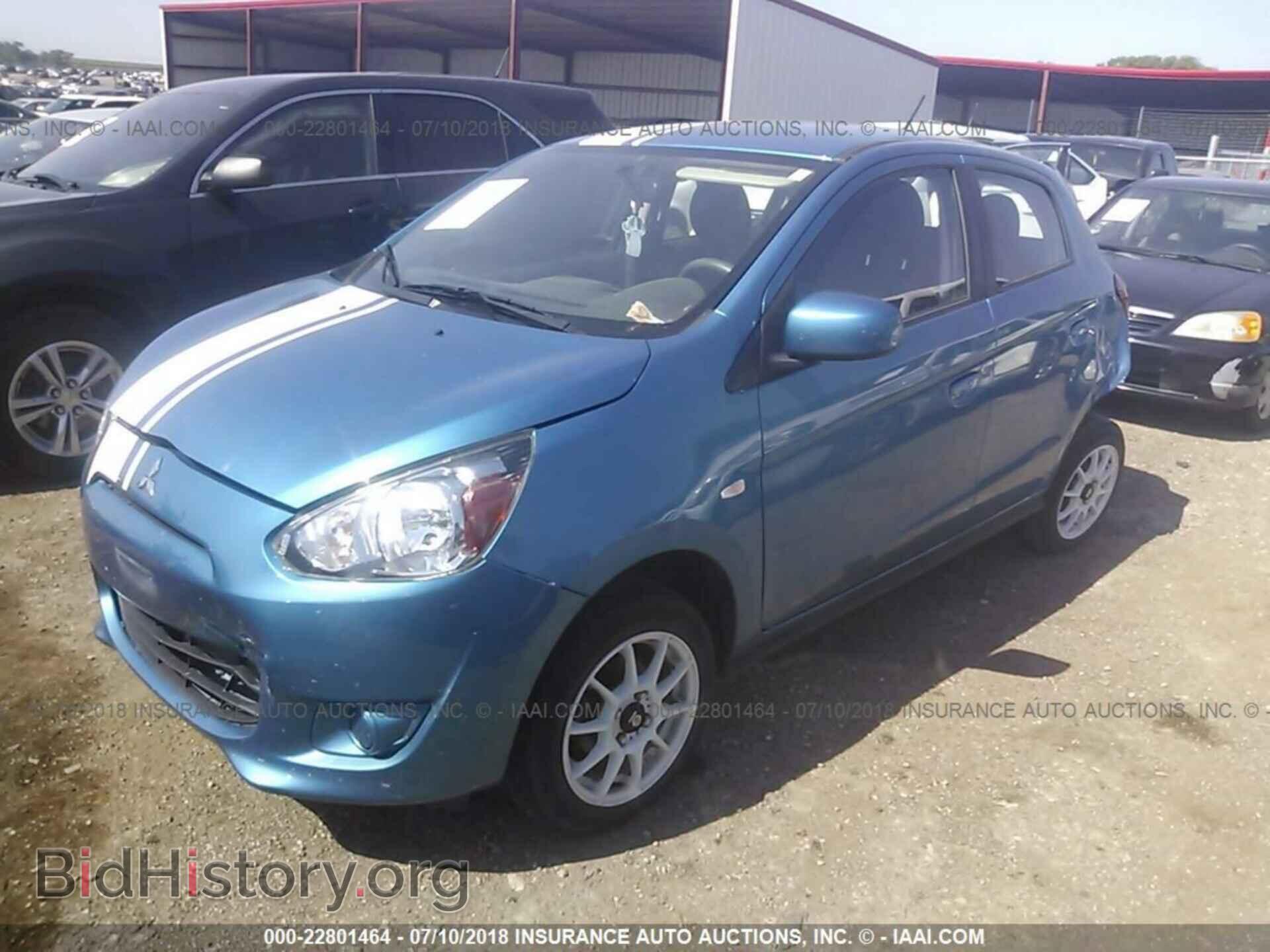 2015 Mitsubishi Mirage - VIN: ML32A3HJ2FH047323 - Фото 2