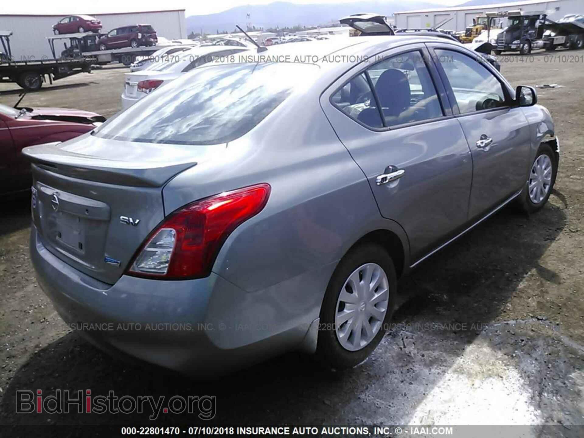 2014 Nissan Versa - VIN: 3N1CN7AP2EK443062 - Фото 4