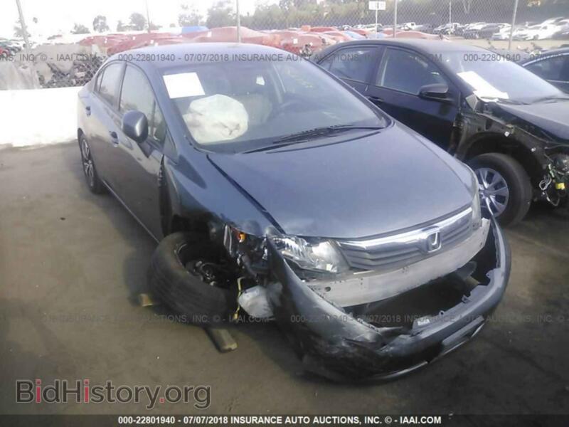 2012 Honda CIVIC (VIN JHMFB2F50CS005905) — photo 1 of 10, IAAI, damage: front end