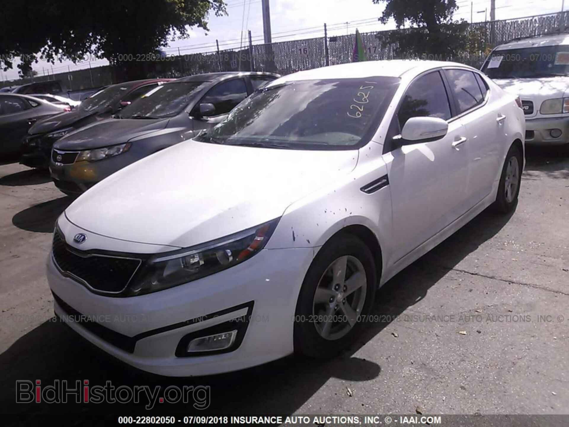 2015 Kia Optima - VIN: KNAGM4A7XF5626251 - Photo 2