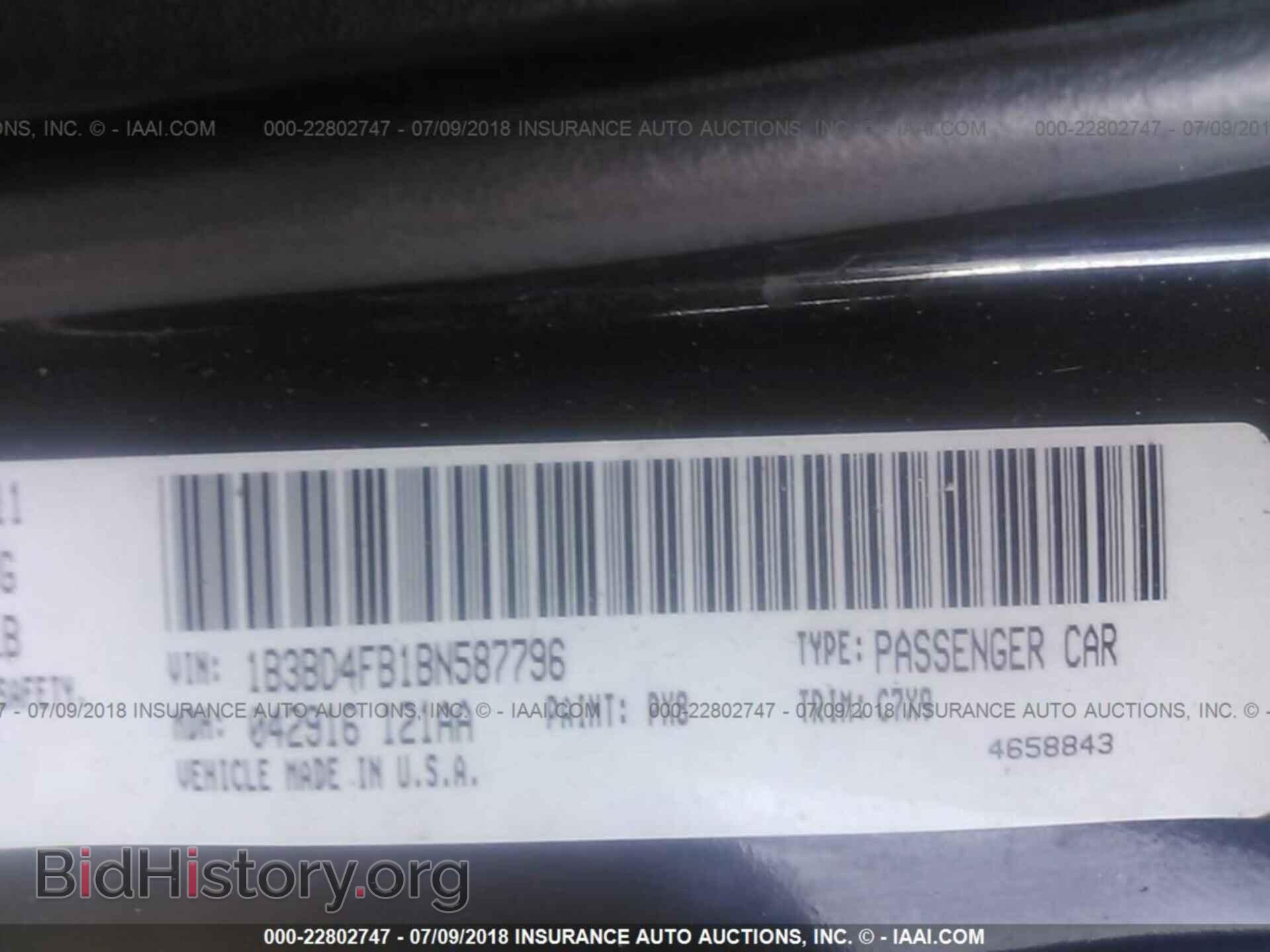 2011 Dodge Avenger - VIN: 1B3BD4FB1BN587796 - Photo 9
