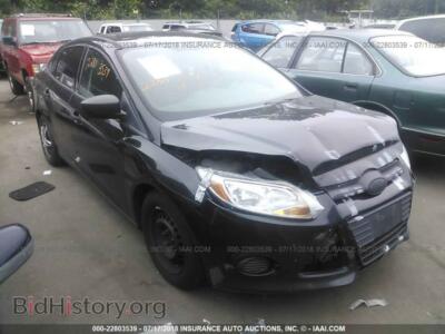 2012 Ford FOCUS, черный — VIN 1FAHP3E24CL464766, IAAI