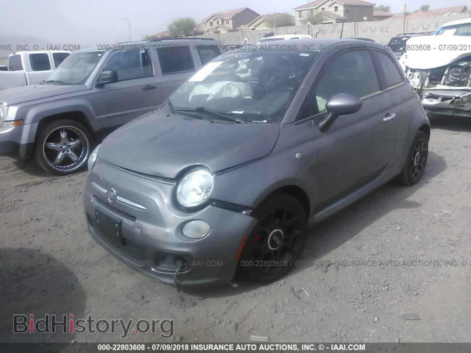 2012 Fiat 500 - VIN: 3C3CFFBR3CT335596 - Фото 2
