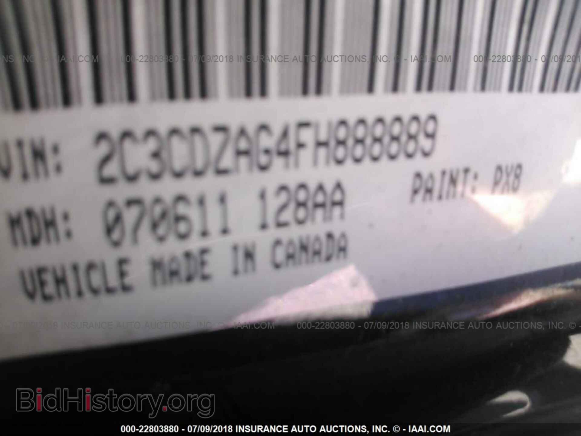 2015 DODGE CHALLENGER - VIN: 2C3CDZAG4FH888889 - Photo 9