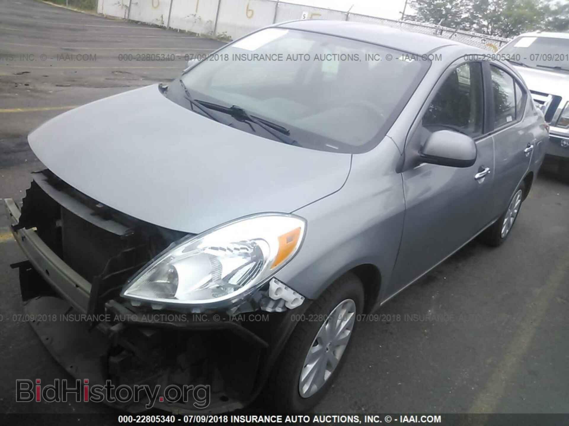 2013 Nissan Versa - VIN: 3N1CN7AP1DL885128 - Фото 2