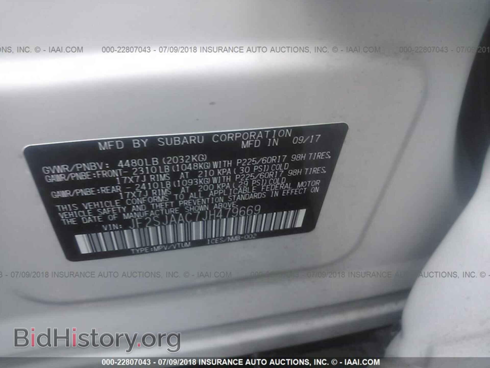 2018 Subaru Forester - VIN: JF2SJAAC7JH479669 - Photo 9