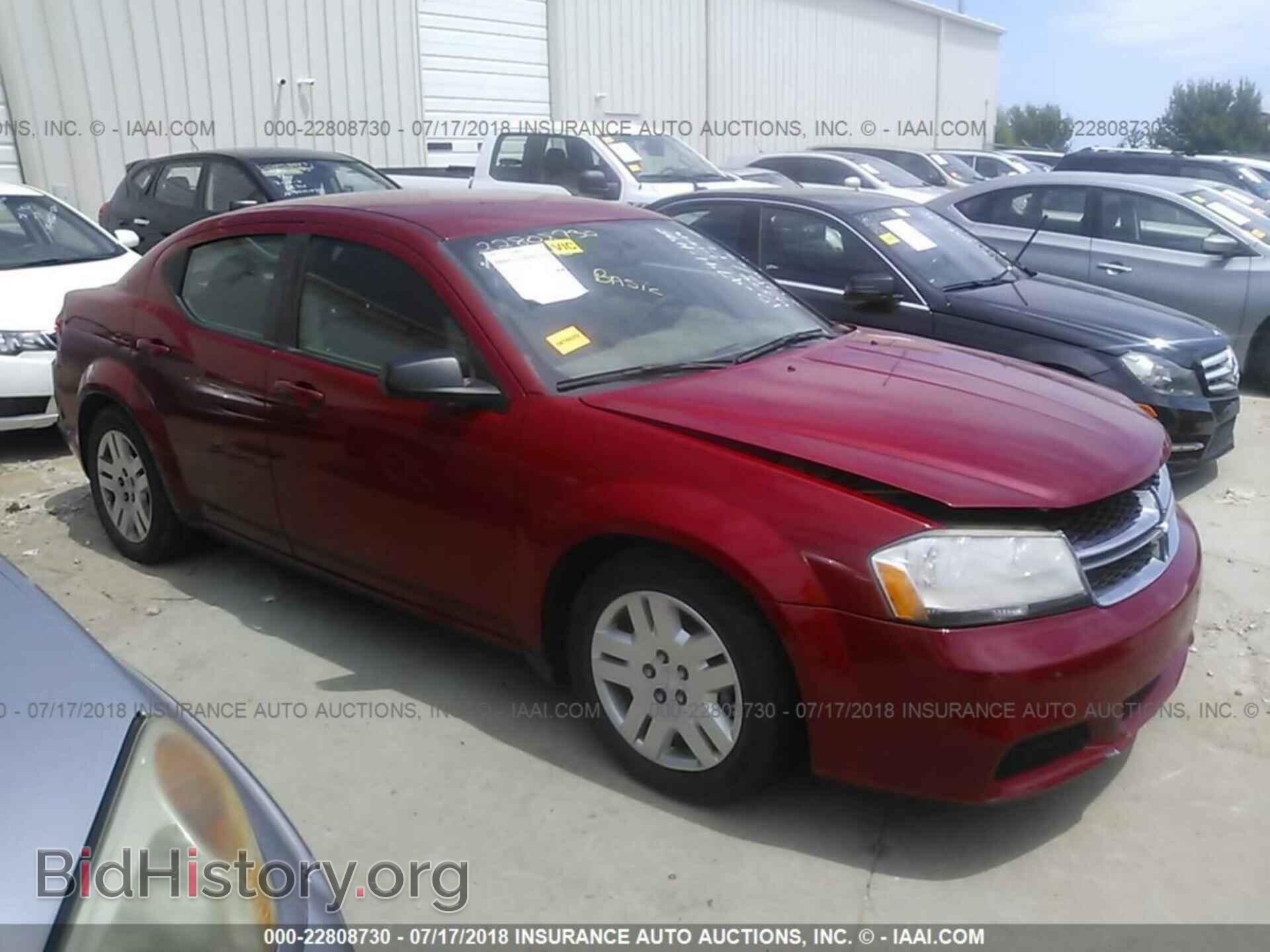 Фотография 1C3CDZAB8EN216442 - Dodge Avenger 2014